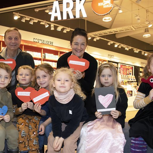 Skolestarterne med viktig budskap på AMFI