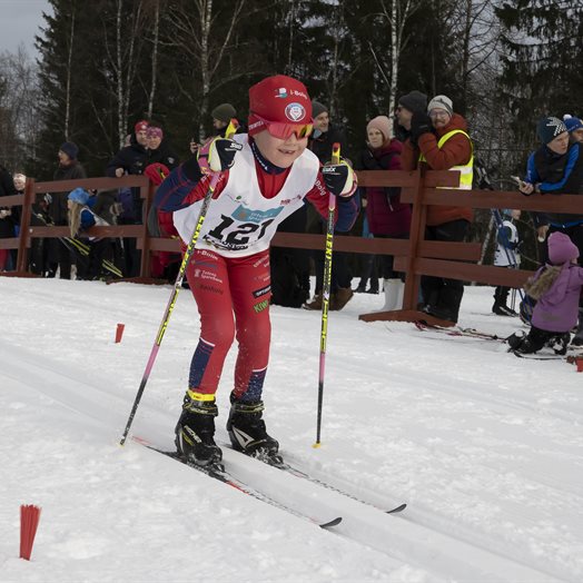 Skiglede ved foten av Mistberget