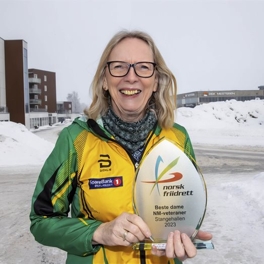 Inger Lise (67) fra Råholt er best i verden!