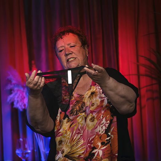 En sanselig aften: Snakk om å by på seg selv