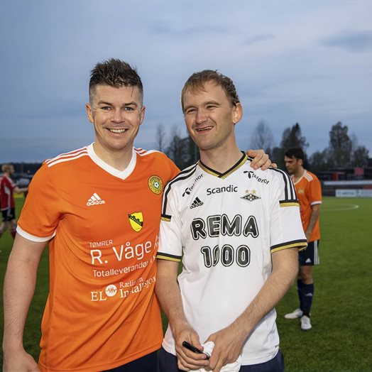 Kjendistreff på stadio’n