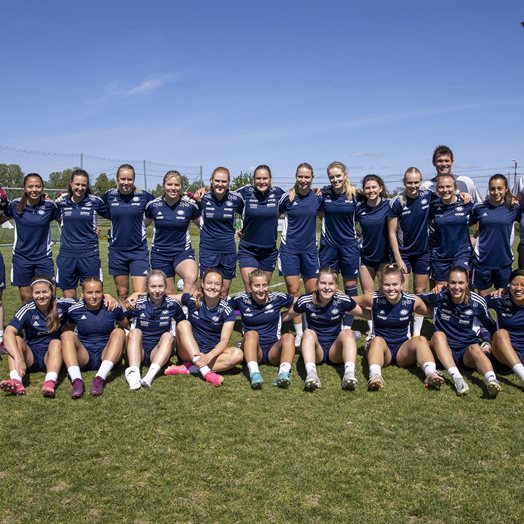 Storfint besøk på Bøn stadion