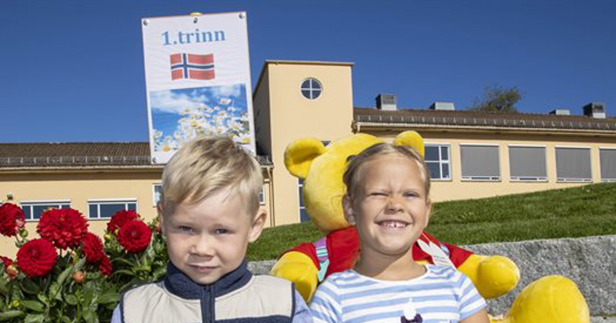 Første skoledag på rød løper - EidsvollPuls