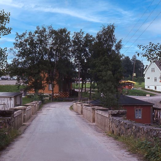 Gamle glimt: Carsten Ankers Bro og Brogården på Eidsvoll Verk