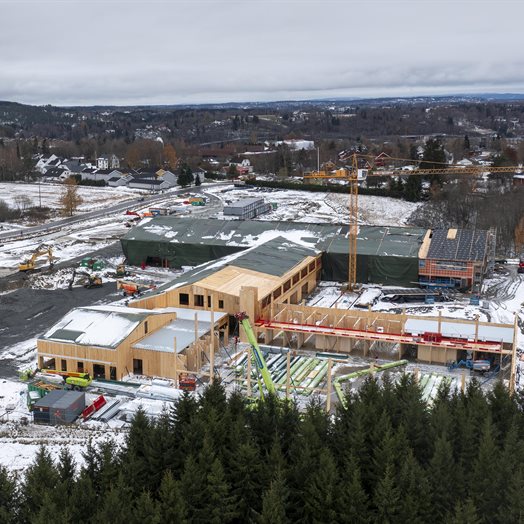 Praktbygget tar form: - Det kommer til å gå med 17.000 grantrær!