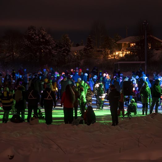 Kjempesuksess på glattisen