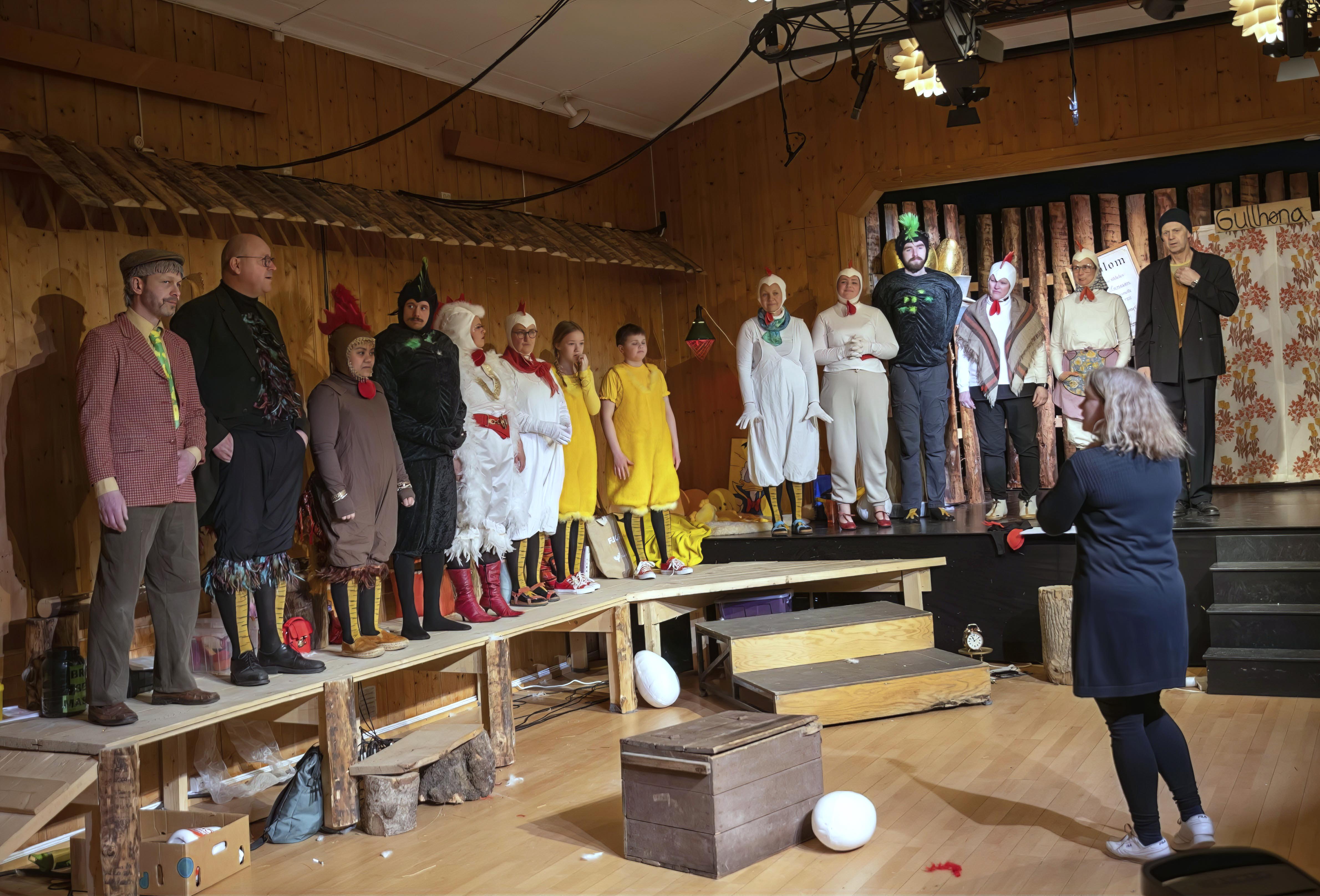 Det ligger mye øving bak all galskapen på Eggerud gård