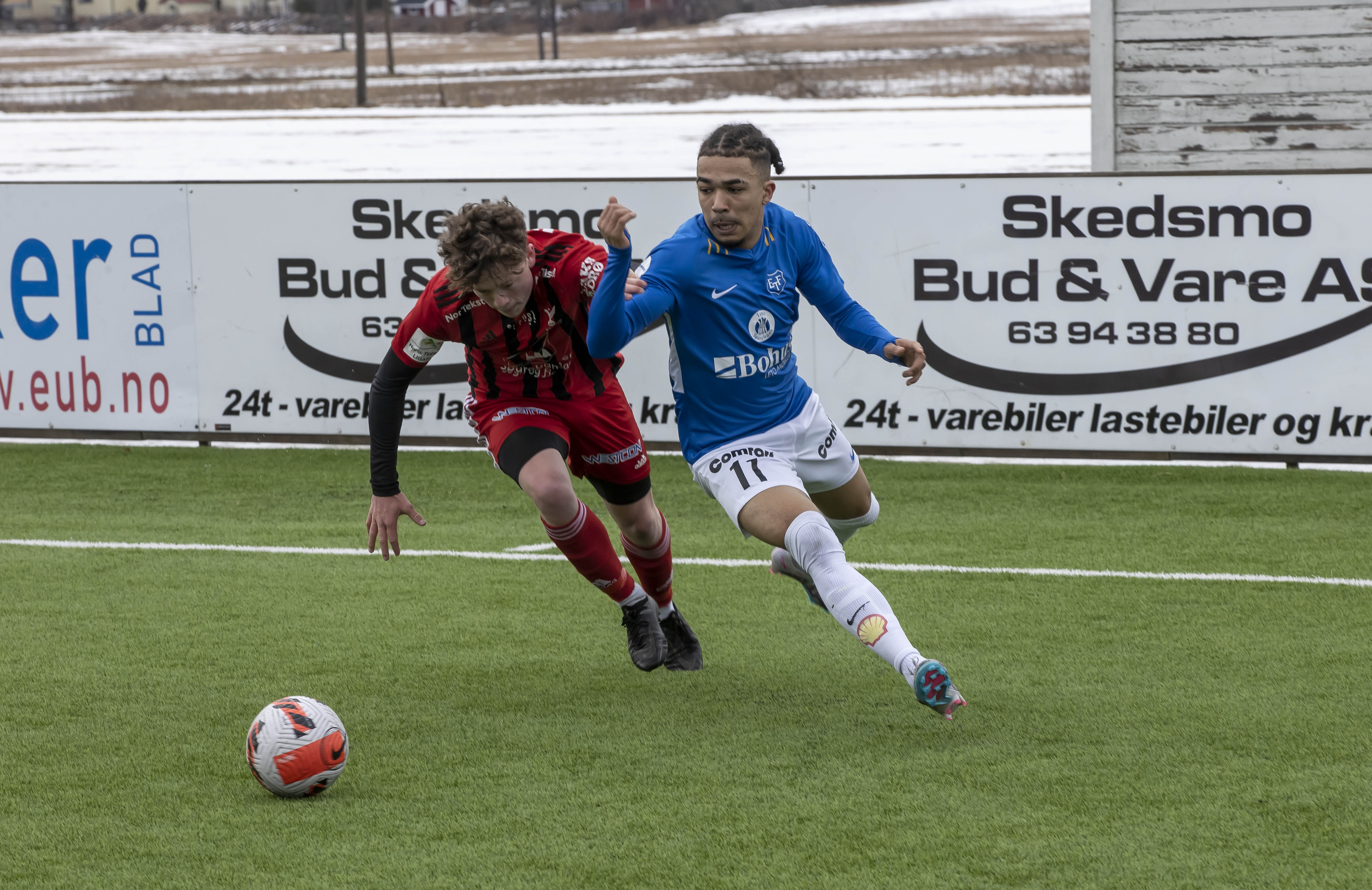 Benedict Lethabo Notoane spilte en god kamp for hjemmelaget