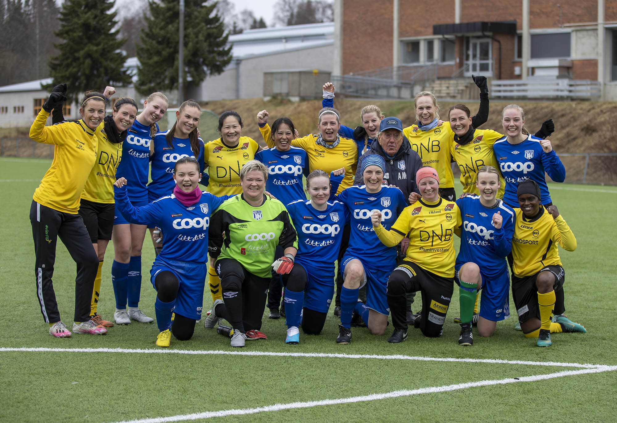 Etter kampen var det ingen sure miner Etter kampen var det ingen sure miner