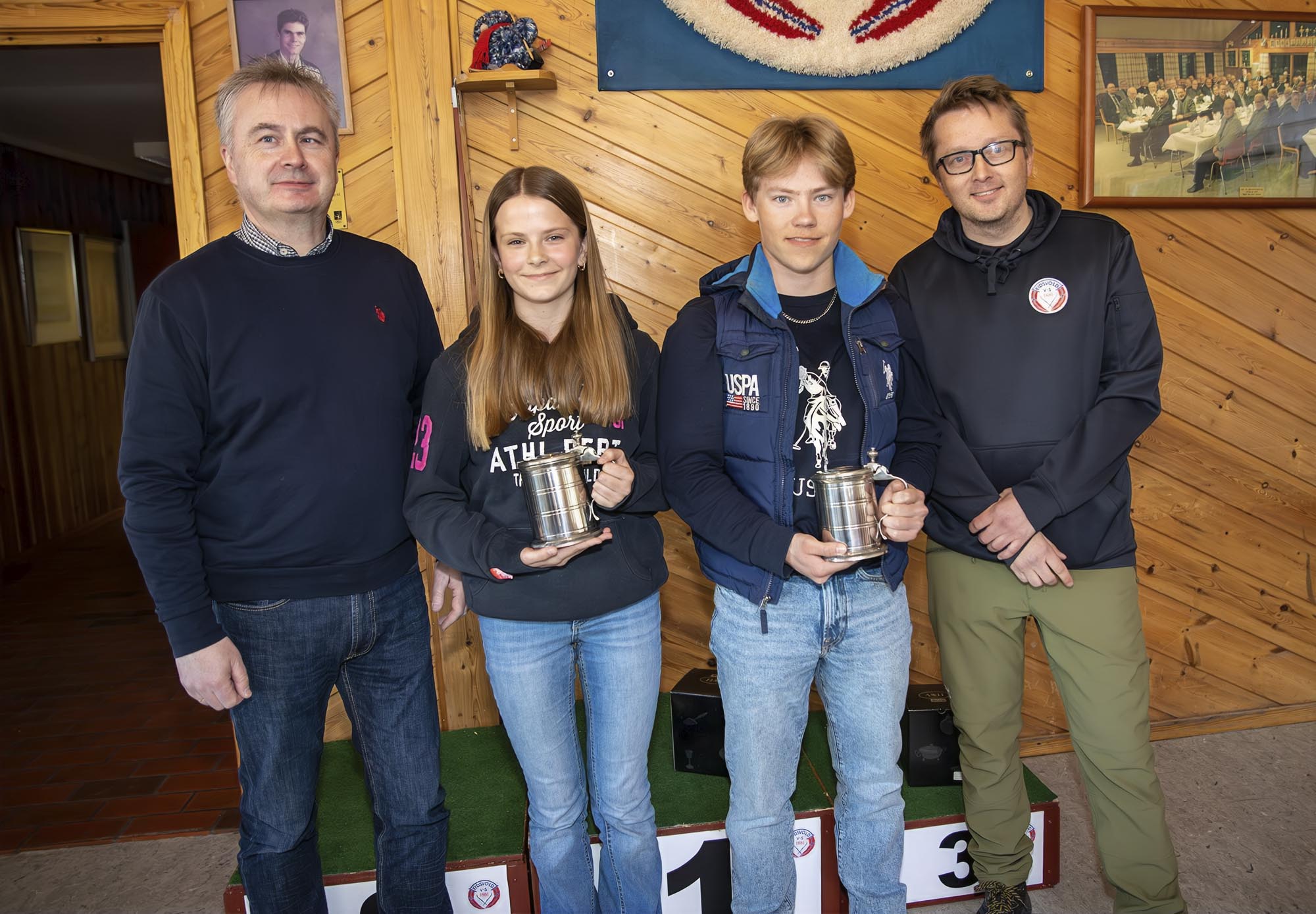 Tommy Løkken, Minea Sjaaeng, Sondre Nikolai Norheim og Michal Hammer