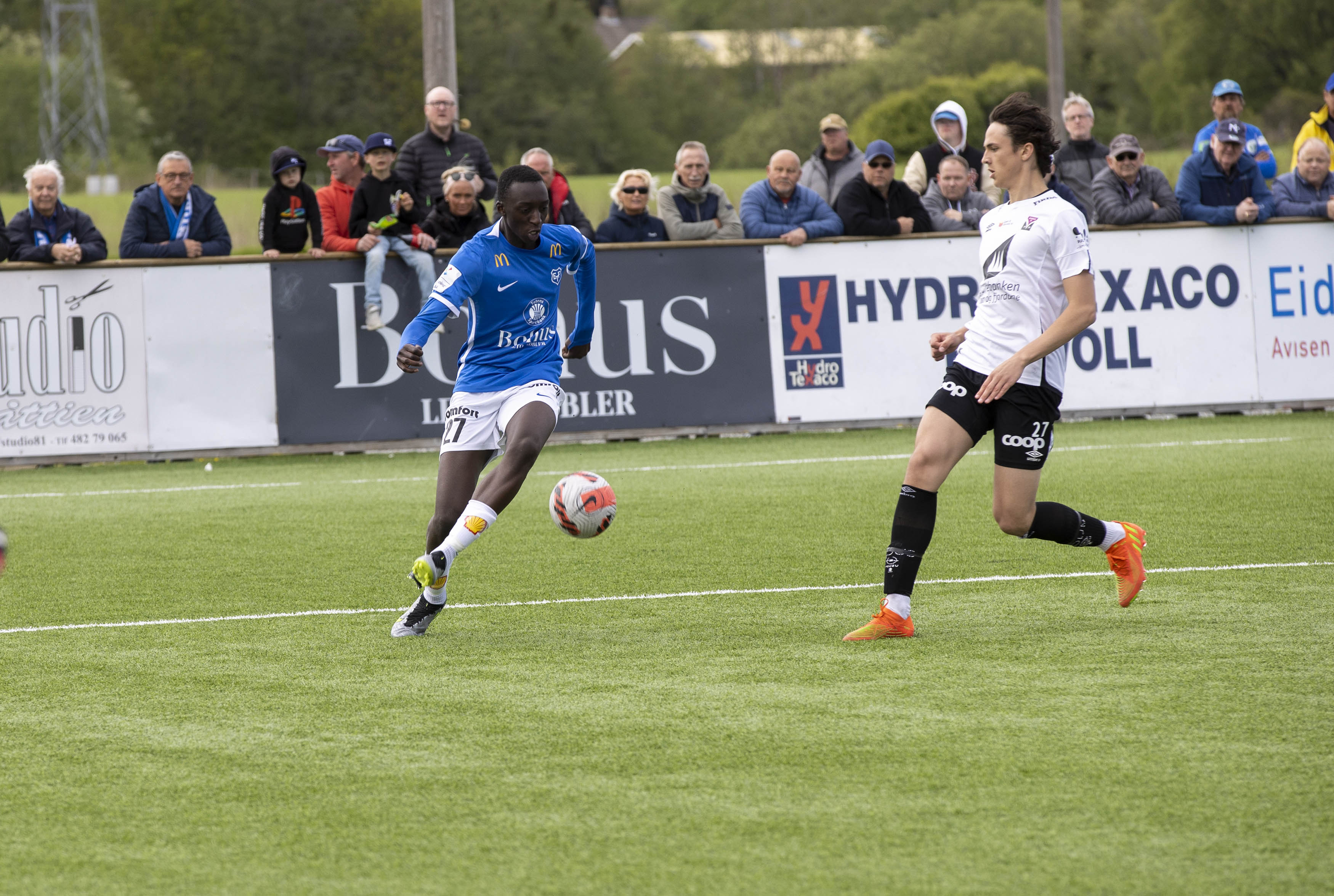 Kara Abdoulie Mai Bandeh spilte en god kamp og ble av Myhrer-publikumet kåret til Eidsvold Turns beste Kara Abdoulie Mai Bandeh spilte en god kamp og ble av Myhrer-publikumet kåret til Eidsvold Turns beste