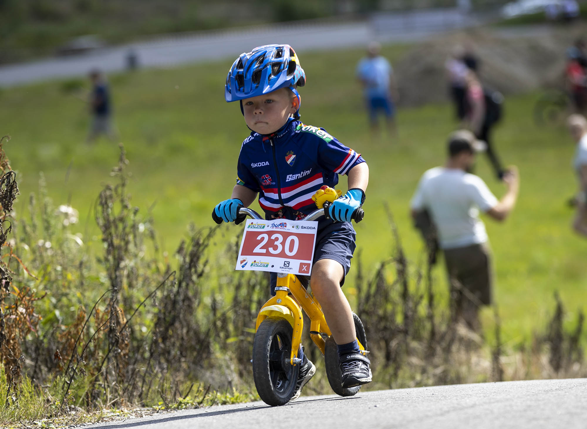 Ingen sykkel er for liten til å bruke under Tour of Norway for kids