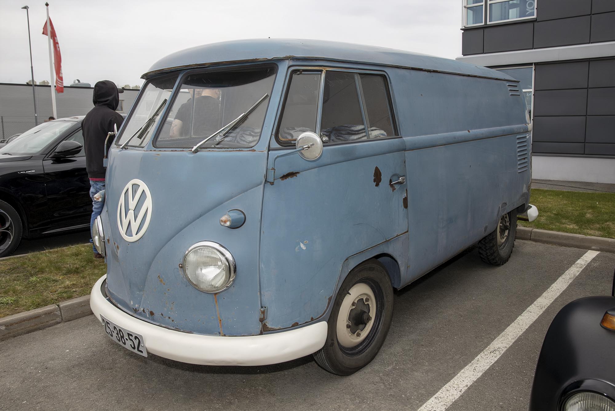 En helt original 1960 folkevognbuss (T2)