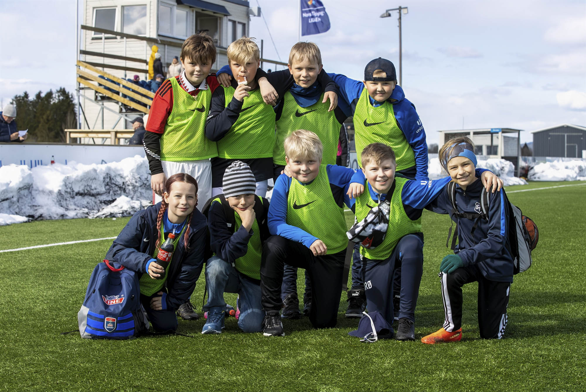 Flinke ballhentere fra Eidsvold Turn