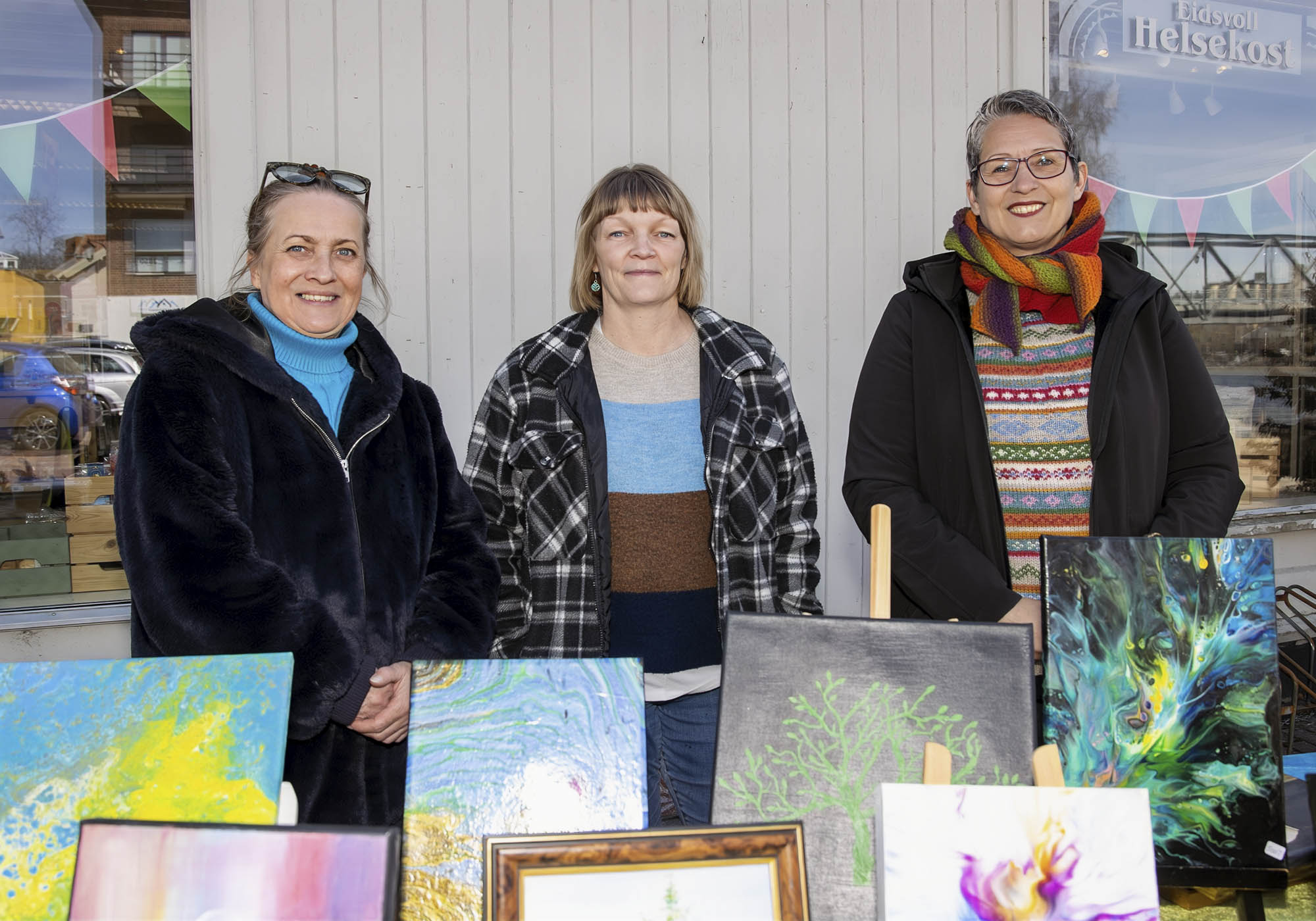 Siv Andreassen, Gun-Merete Nordberg og Mette Hagerup i 'Verket kreative laug'