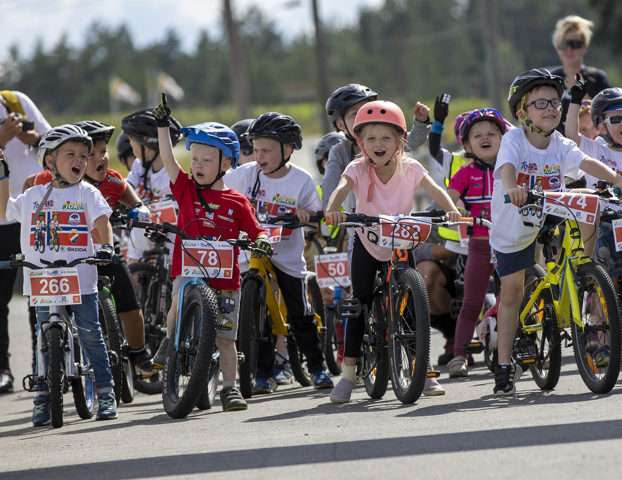 Slik så det ut under Tour of Norway for kids i 2021