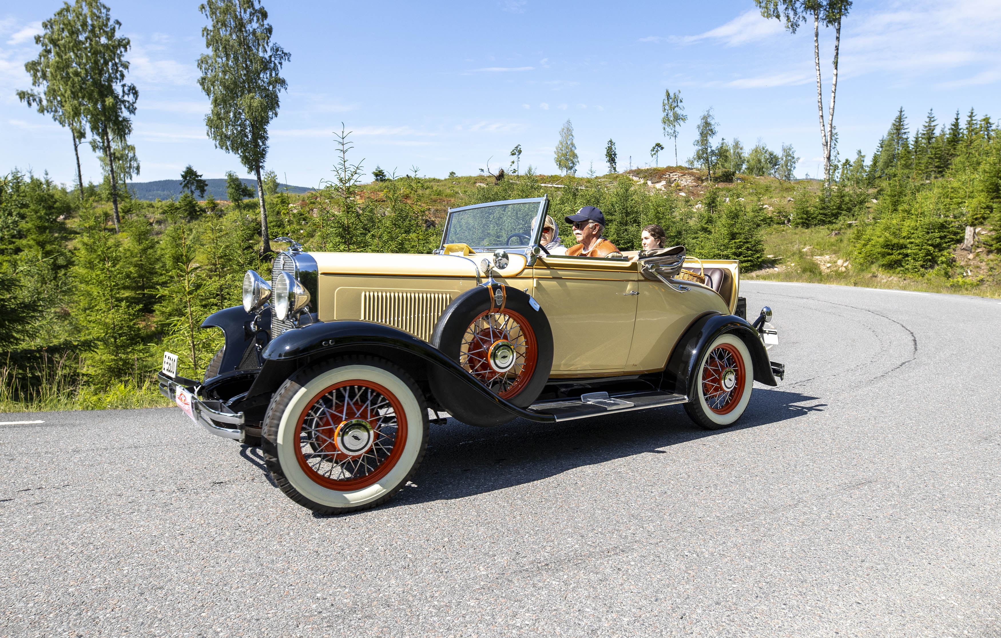 Geir Fevang fra Lillehammer med sin 1931 Chevrolet 2 Seat Cab