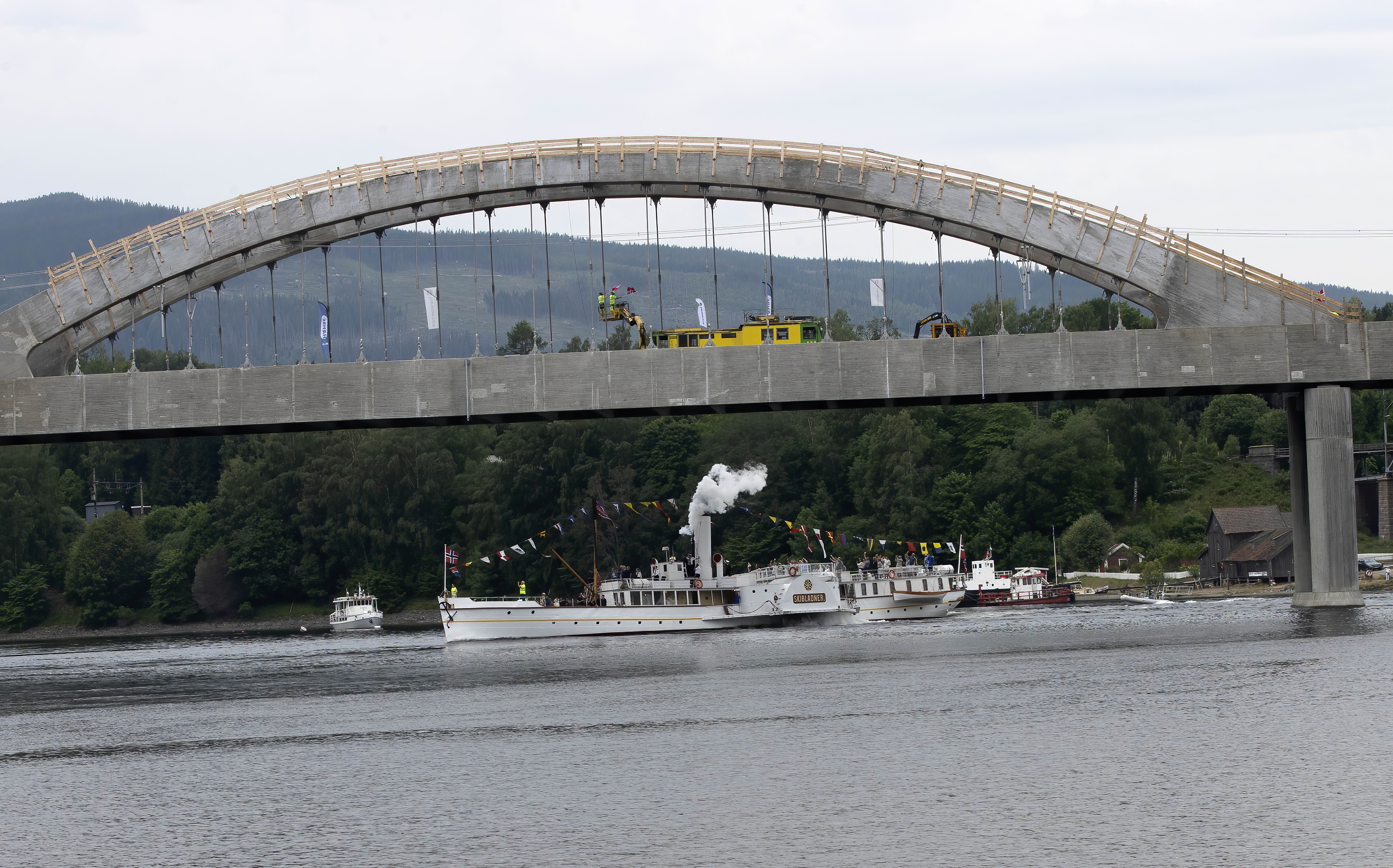 Et historisk øyeblikk for Skibladner Et historisk øyeblikk for Skibladner