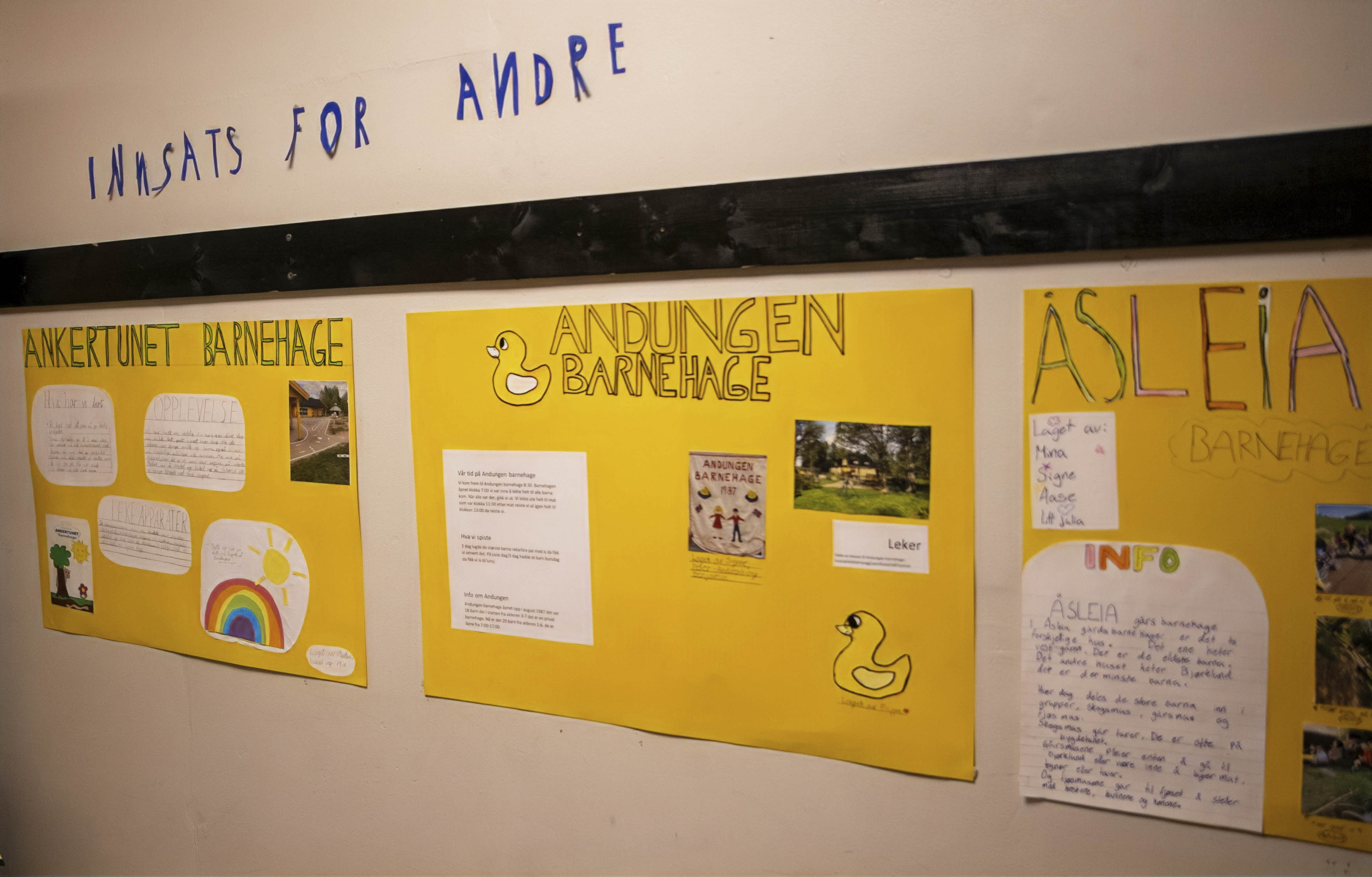 Innsats for andre Innsats for andre