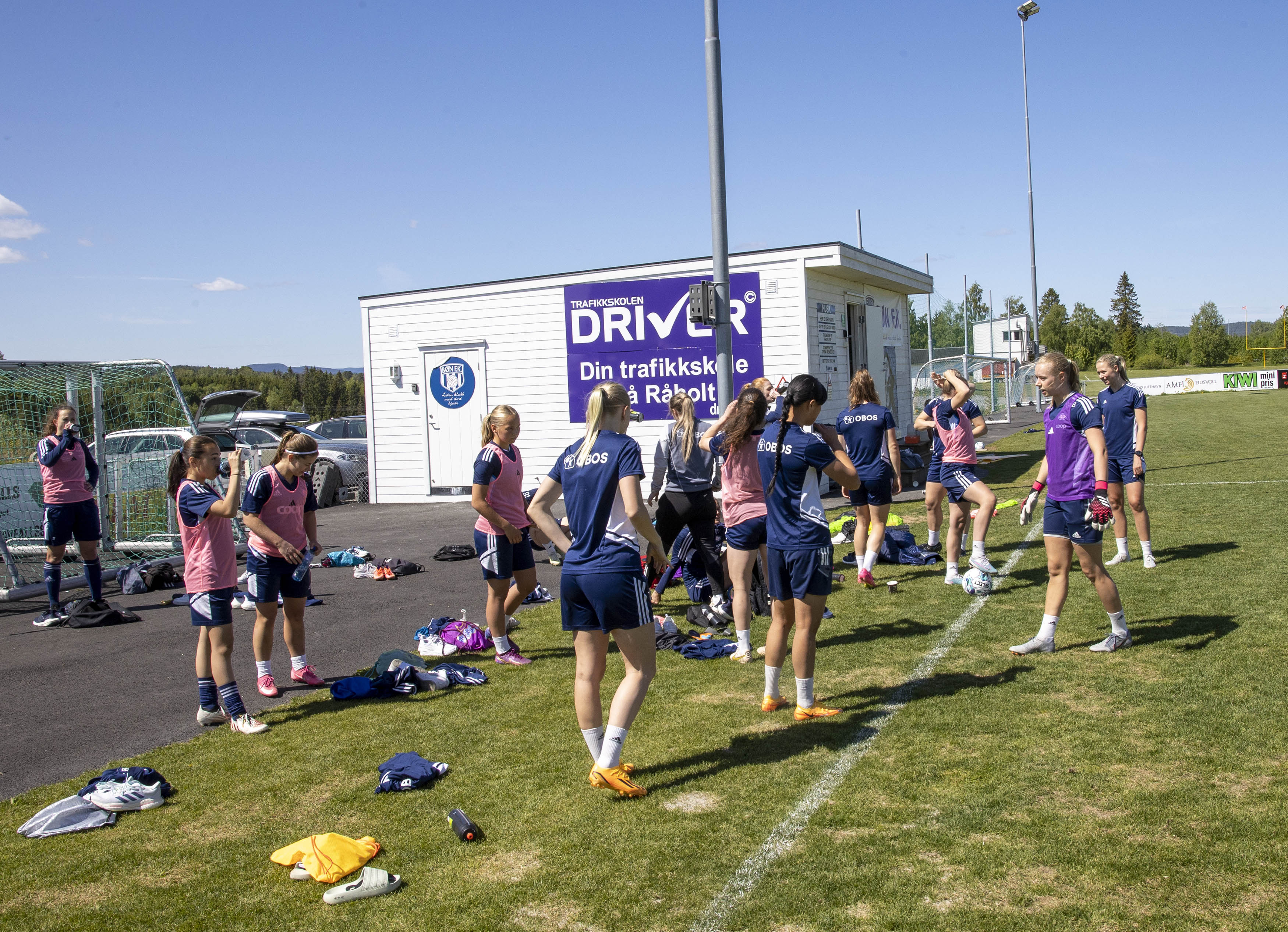 Vålerenga trente på Bøn stadion fredag