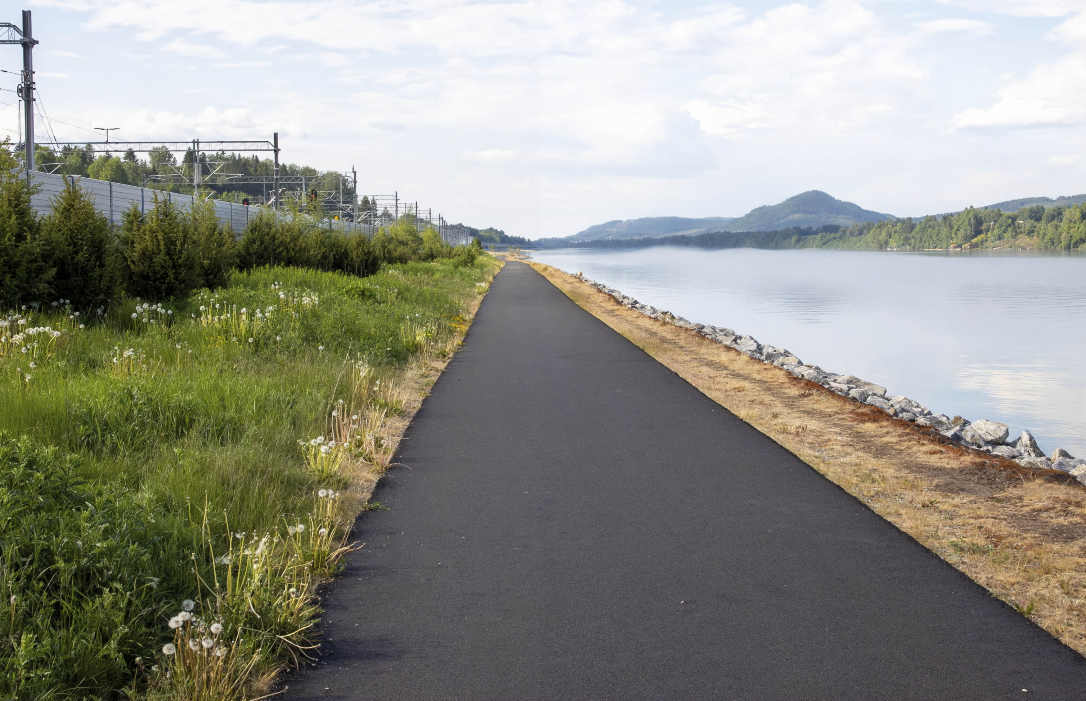 Det er idylliskt langs Vorma