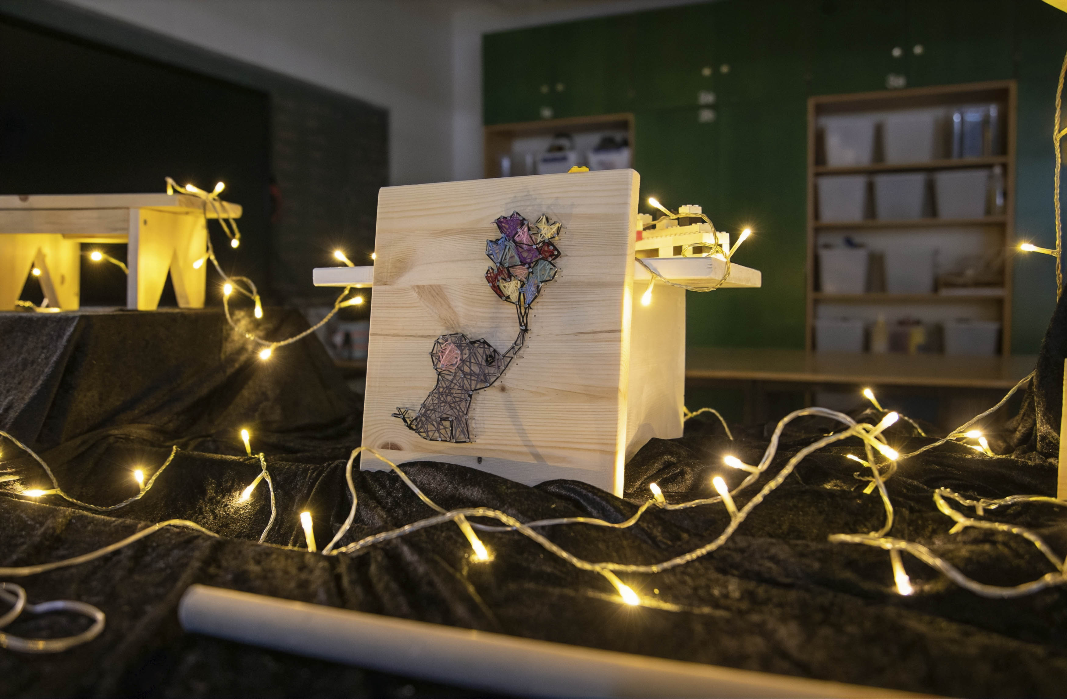 Kreativ kunst i sløydsalen