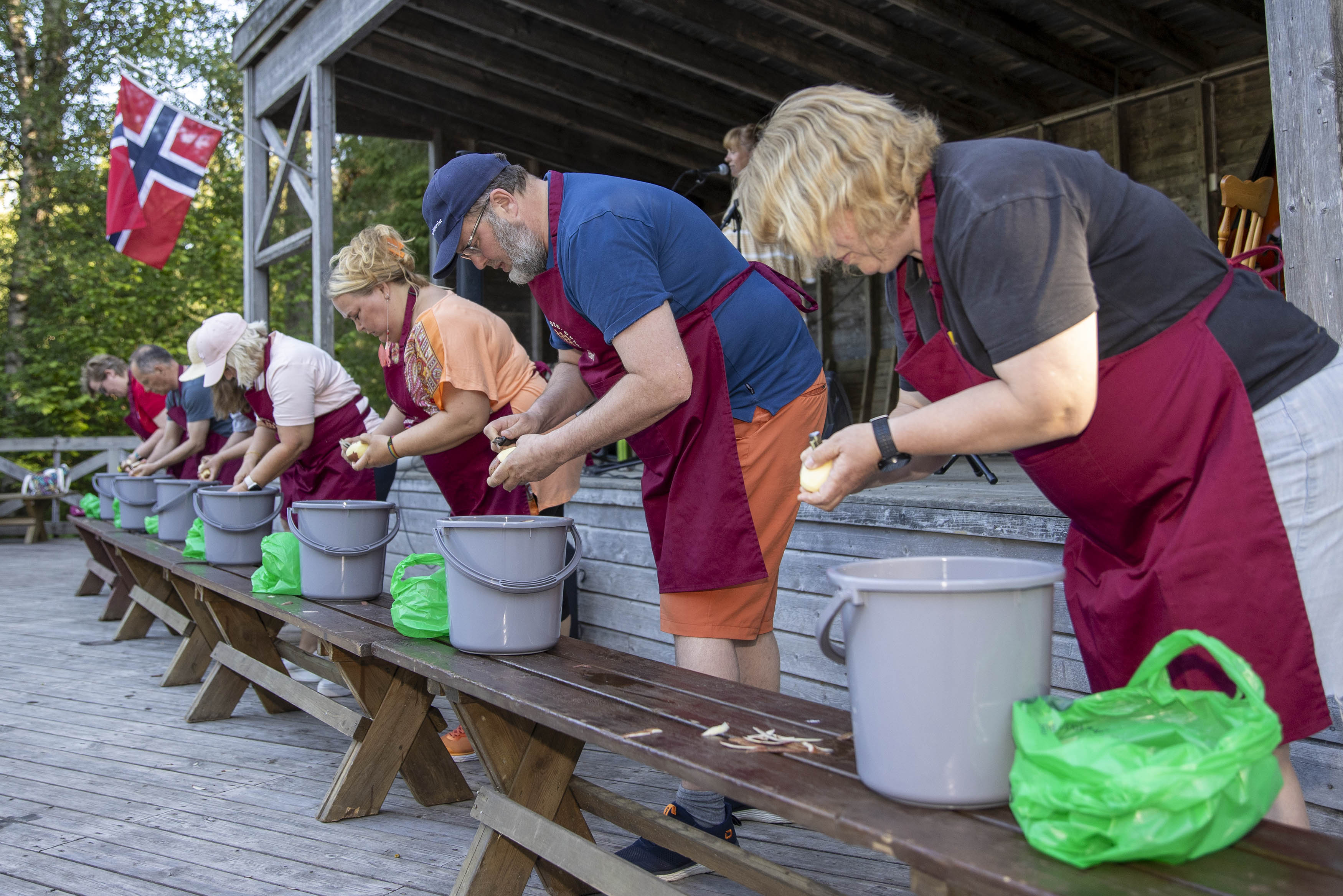 Det var full innsats fra første sekund Det var full innsats fra første sekund