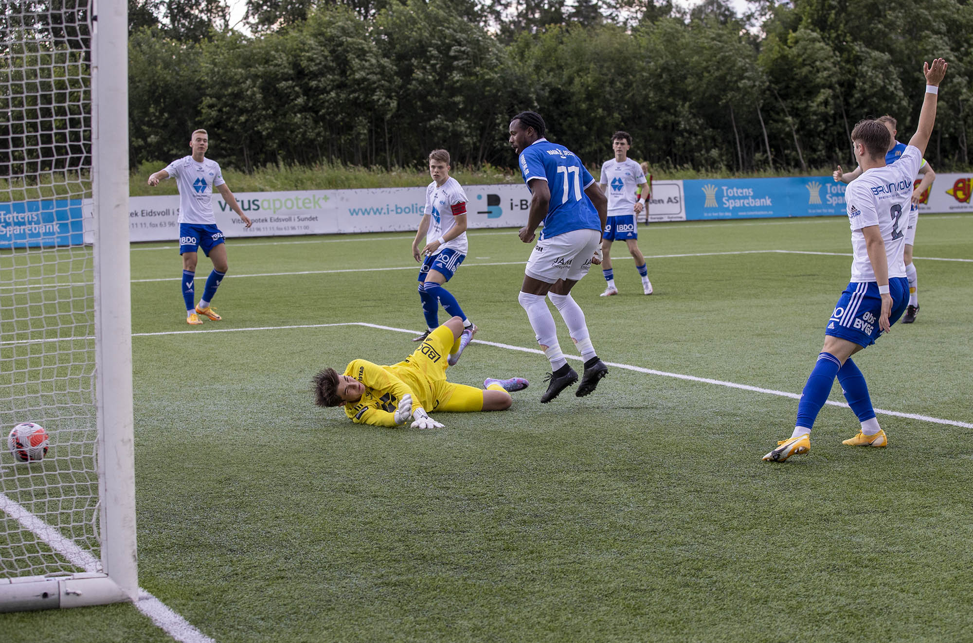 Det tok Vital Curtis Kaba bare åtte minutter å overliste Moldes keppertalent Mads Eikrem Myklebust (15), men så begynte det å lugge for hjemmelaget