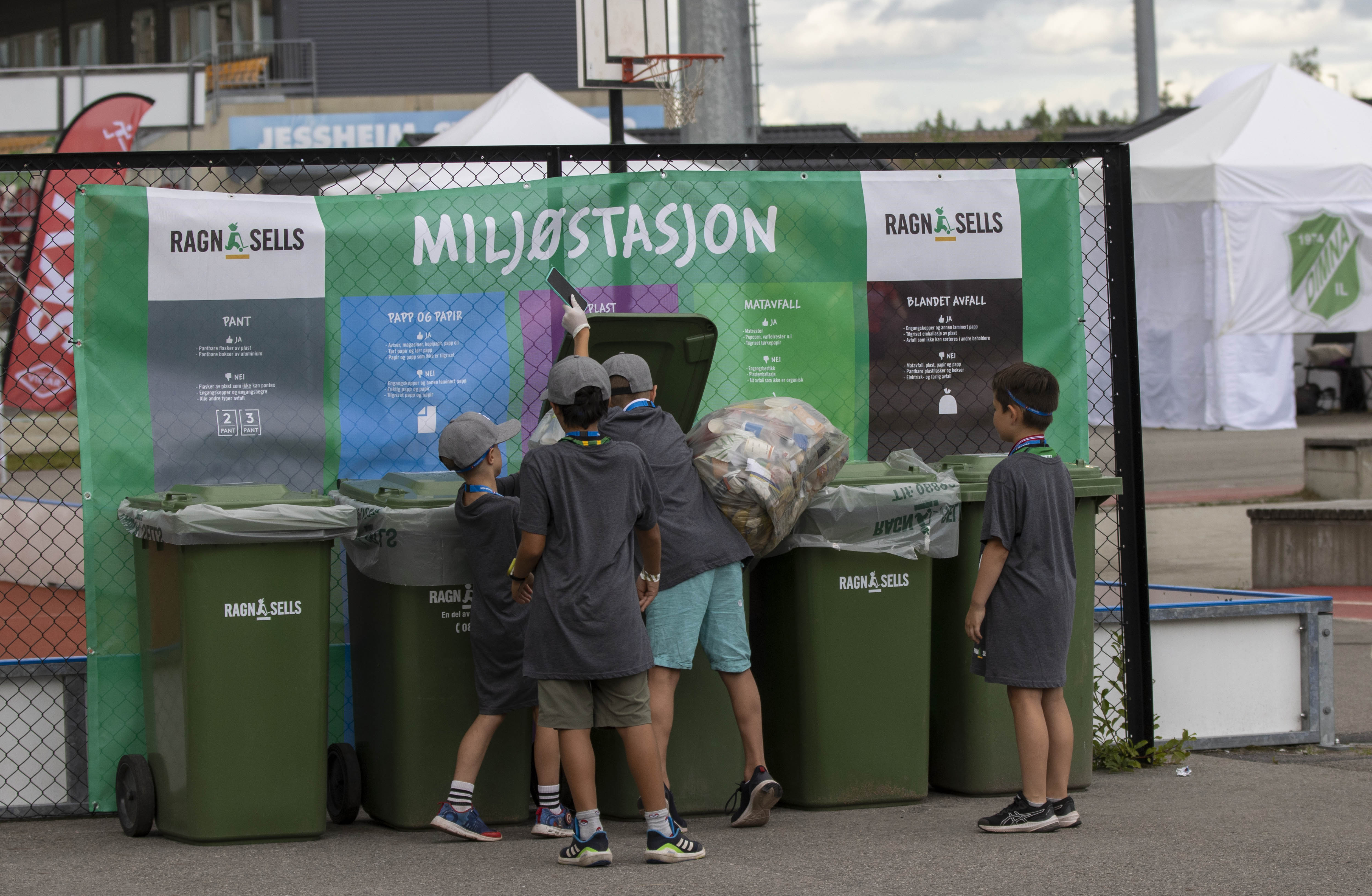 Flinke barn sørget for at kildesorteringen gikk riktig for seg