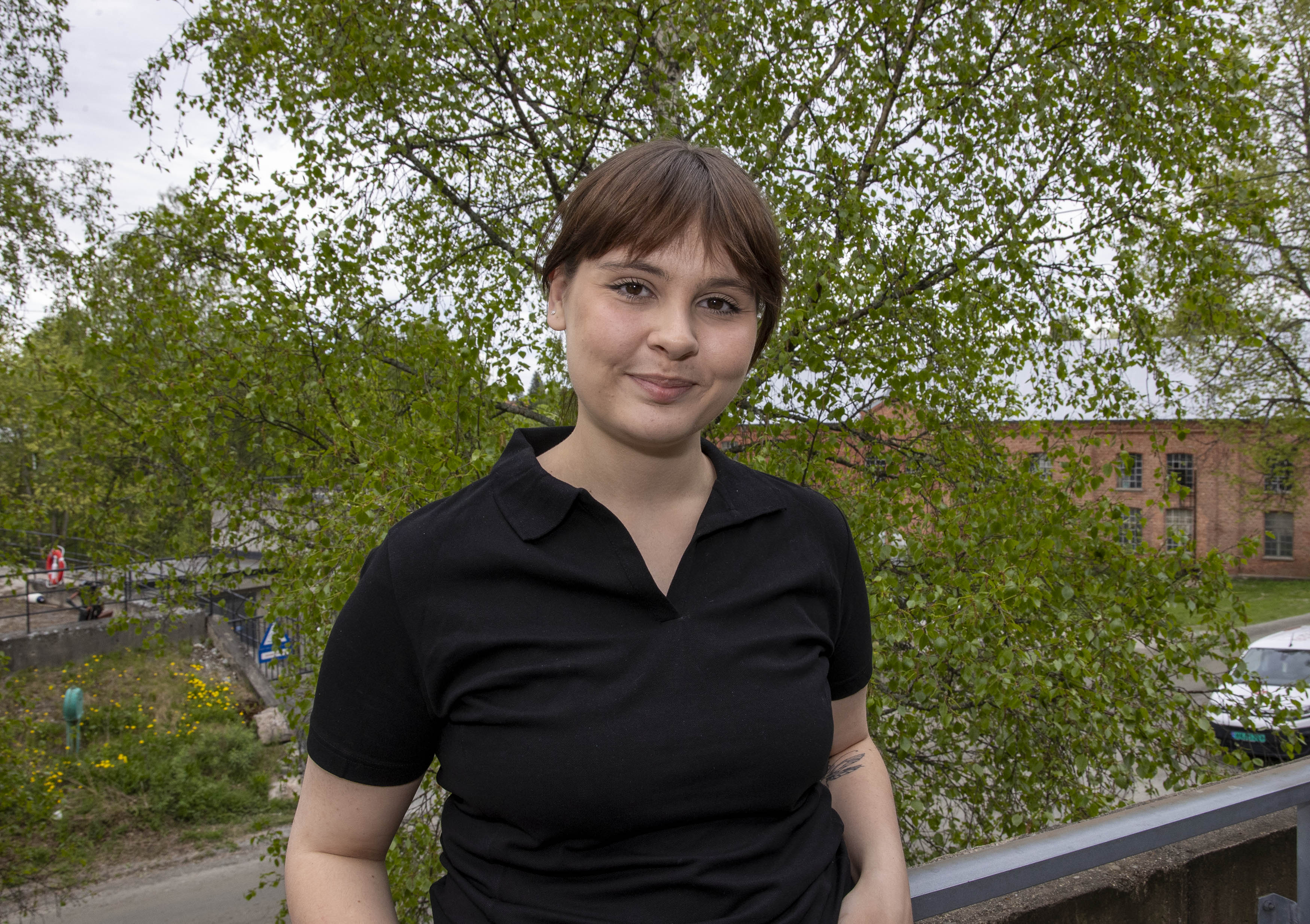 Andrea Lynn Sæle (20) har hatt sommerjobb på Eidsvoll 1814 i flere år Andrea Lynn Sæle (20) har hatt sommerjobb på Eidsvoll 1814 i flere år