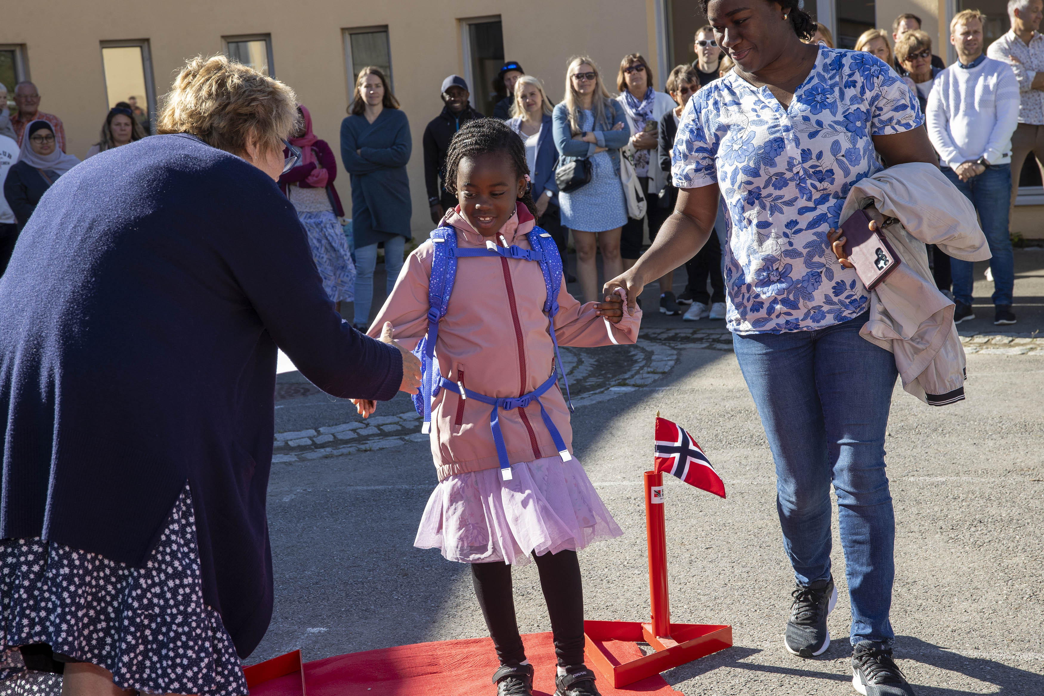 På rød løper: Michelle Udeme Udosen