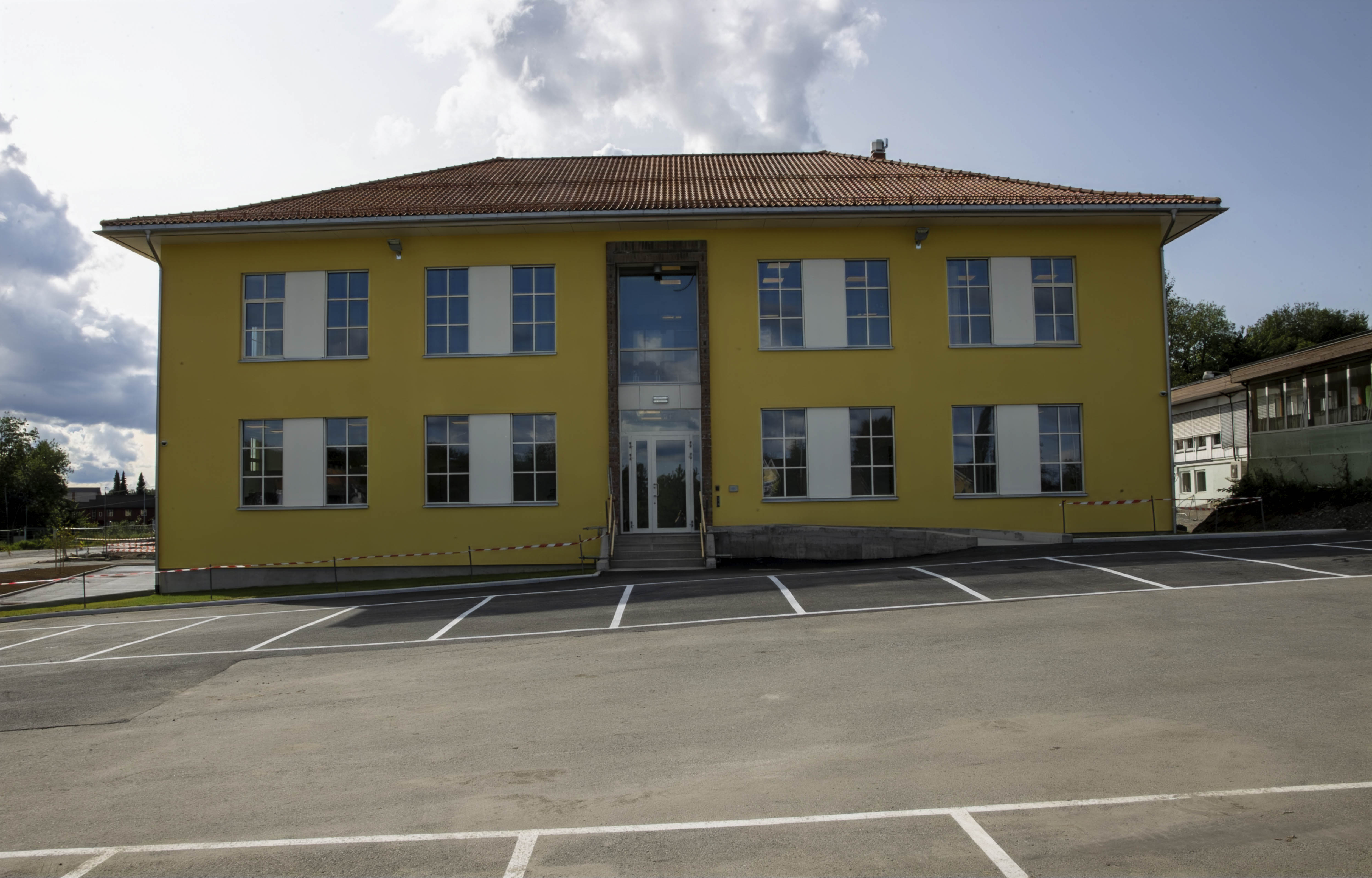 Det nye politihuset på Eidsvoll Verk