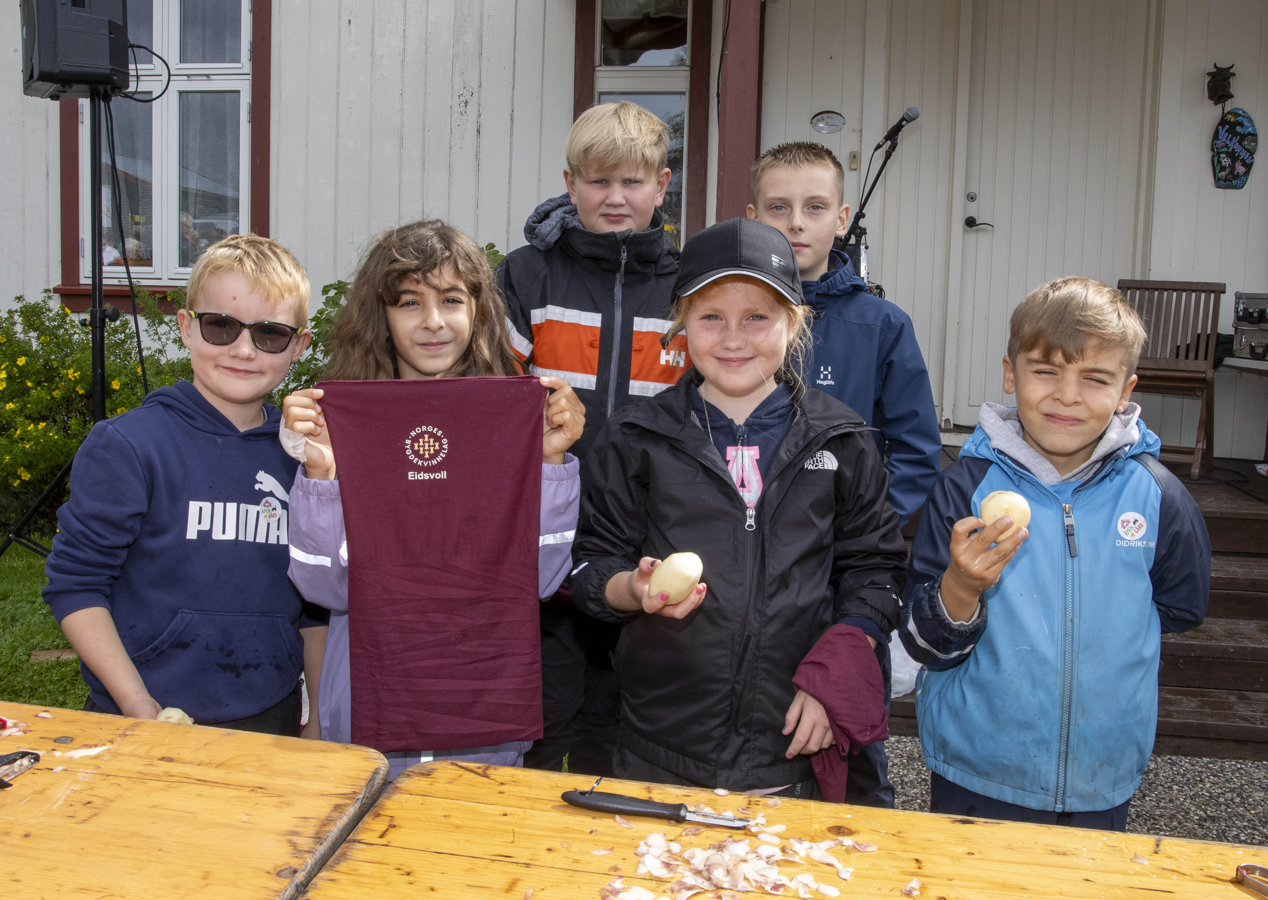 Barneklassen i potetskrelling