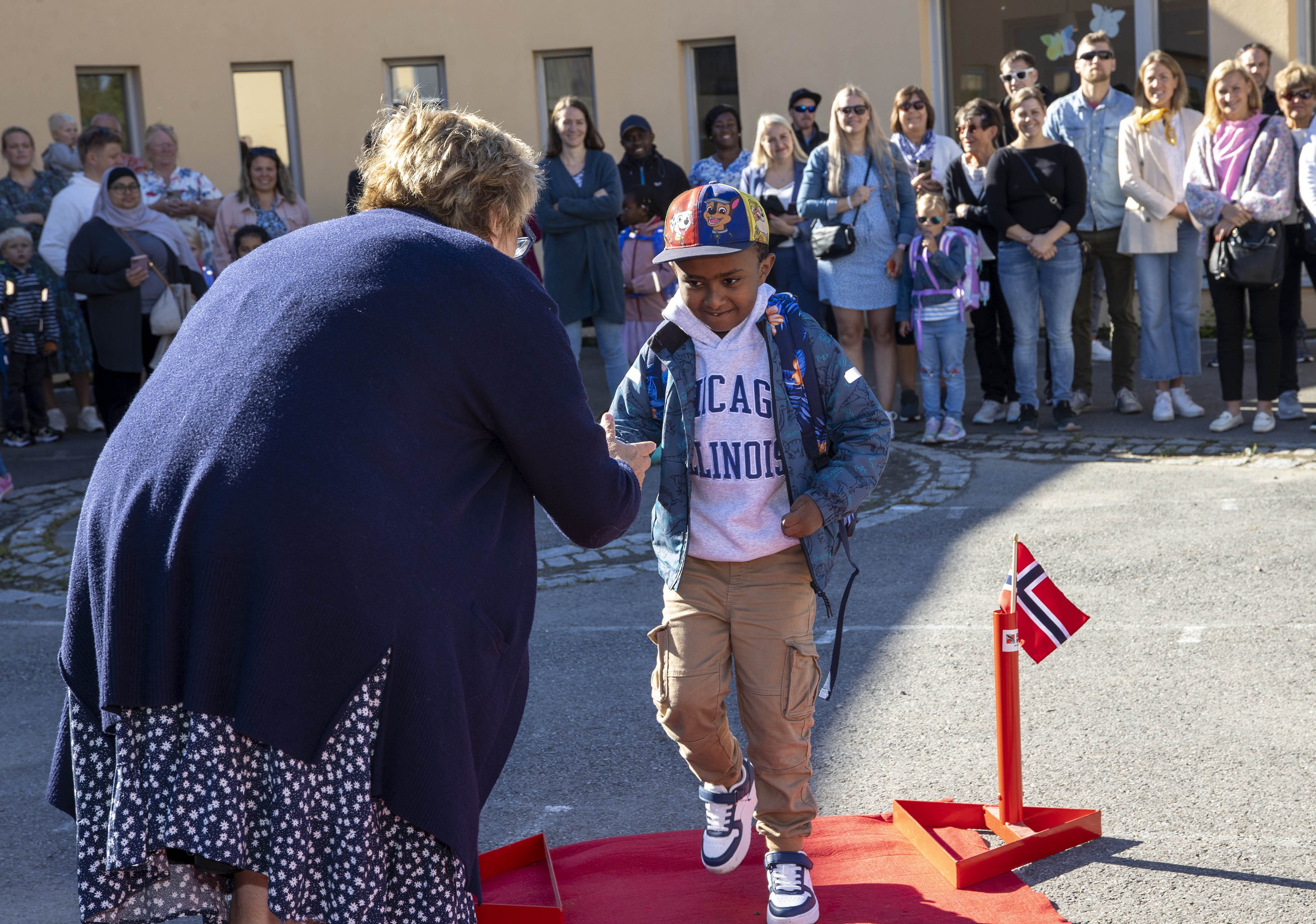 På rød løper: Fnot Teweldebrhan Okbazgi