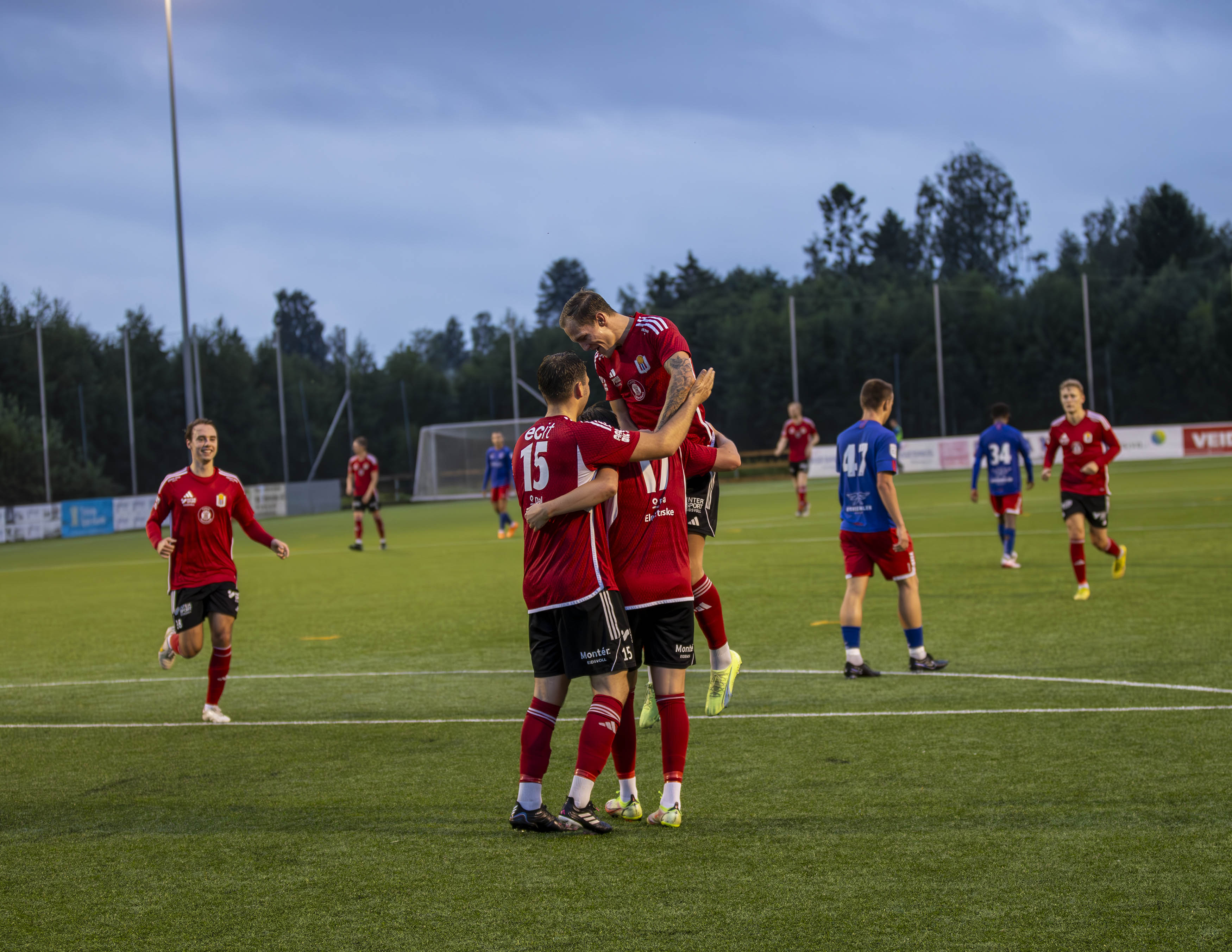 Det ble mye EIF-jubel mot Lørenkogs rekrutter mandag kveld