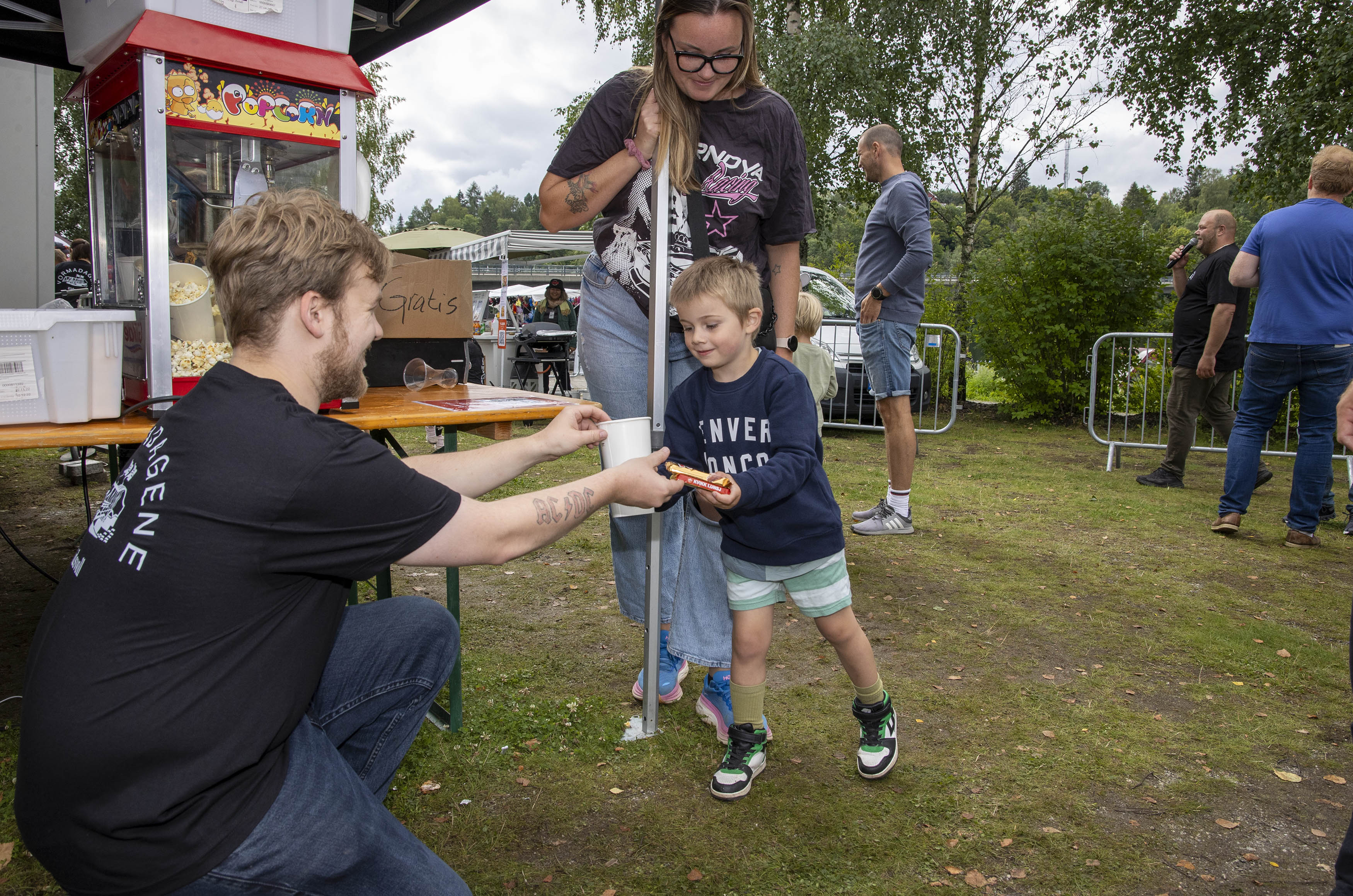 Etterpå vanket det premier til alle deltagerne