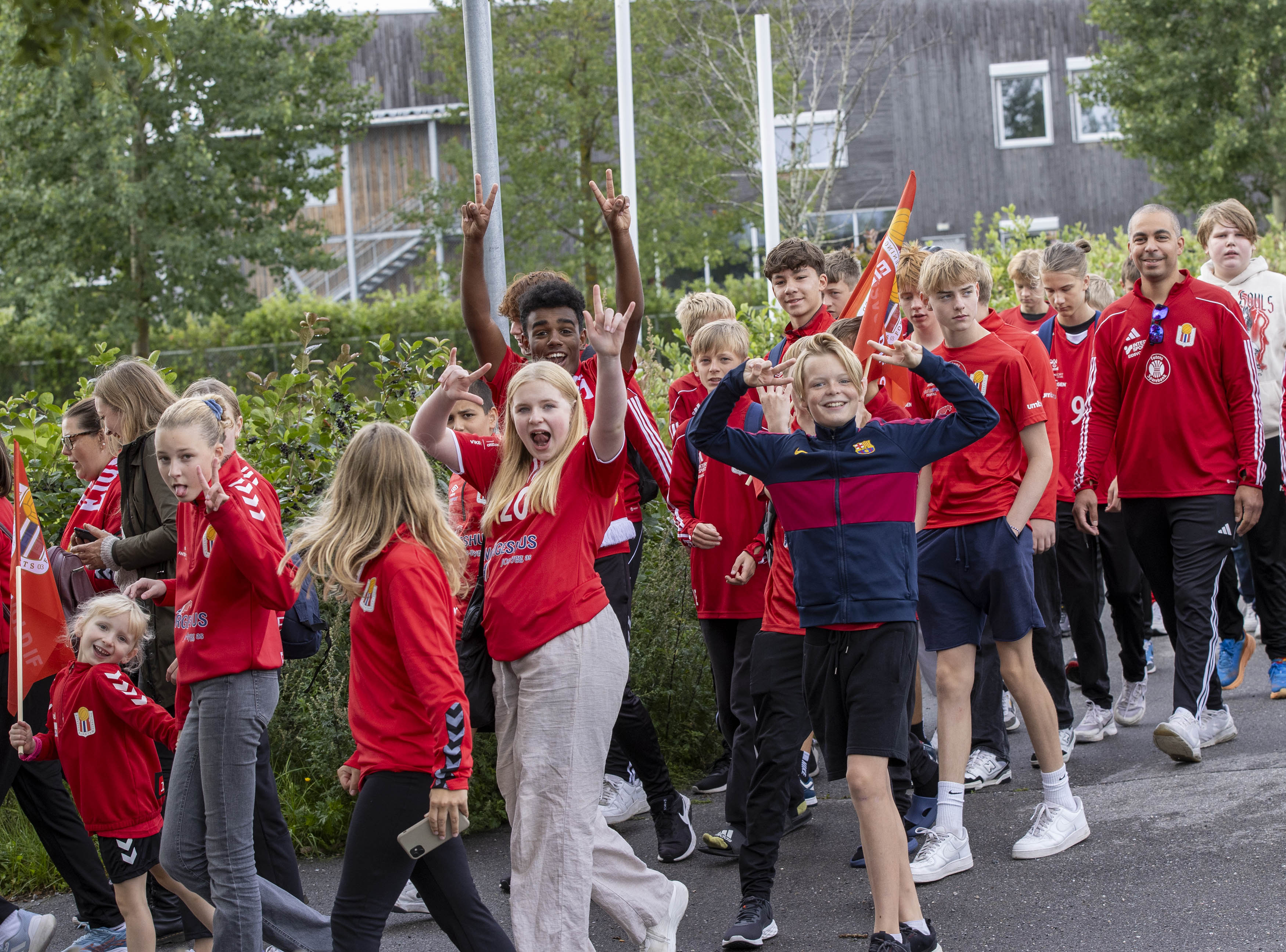 Det var mye godt humør i EIF-toget Det var mye godt humør i EIF-toget