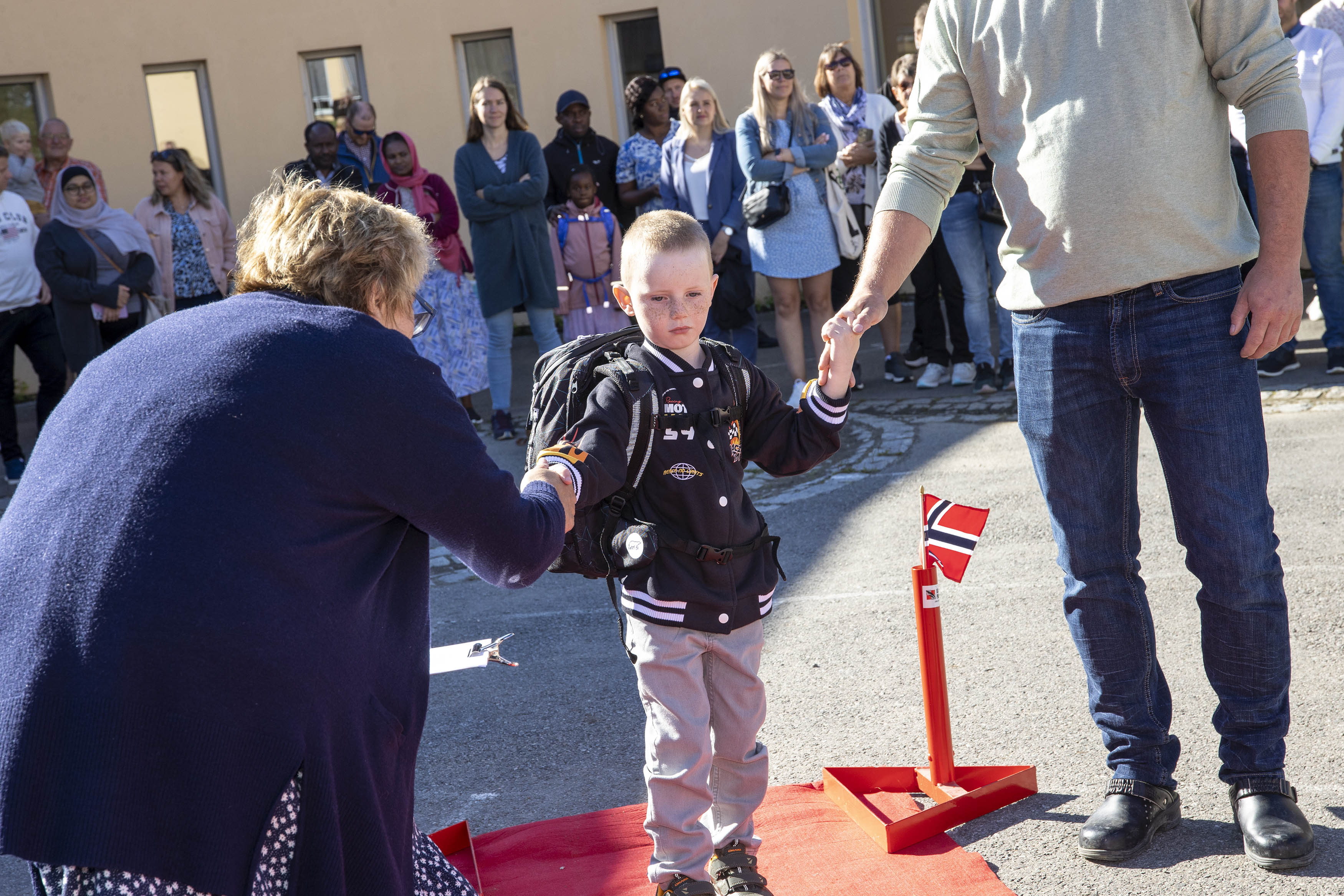 På rød løper: Linus Sørlie Sundby