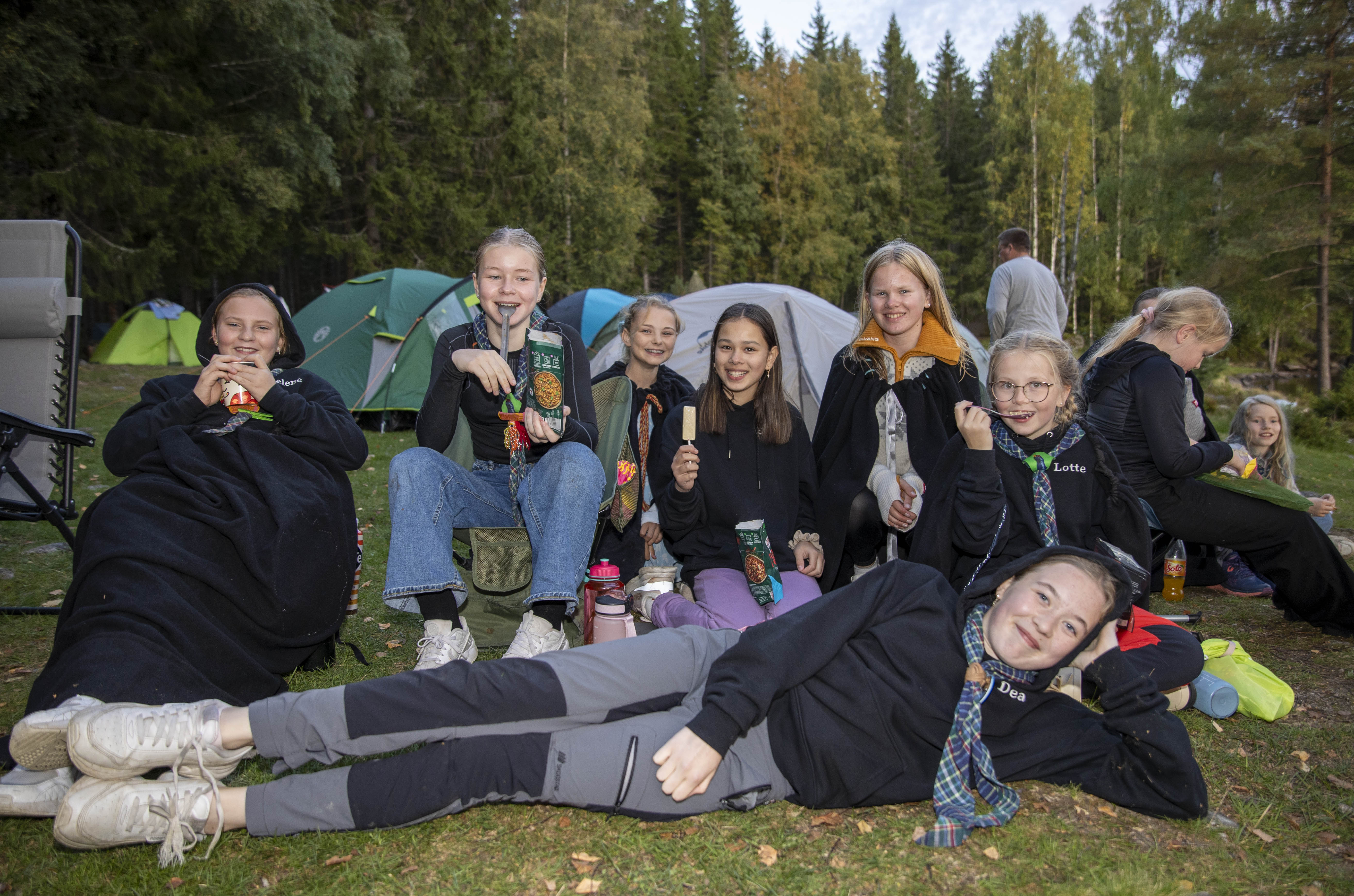 Patrulje Tiur fra 3. Eidsvoll speidergruppe