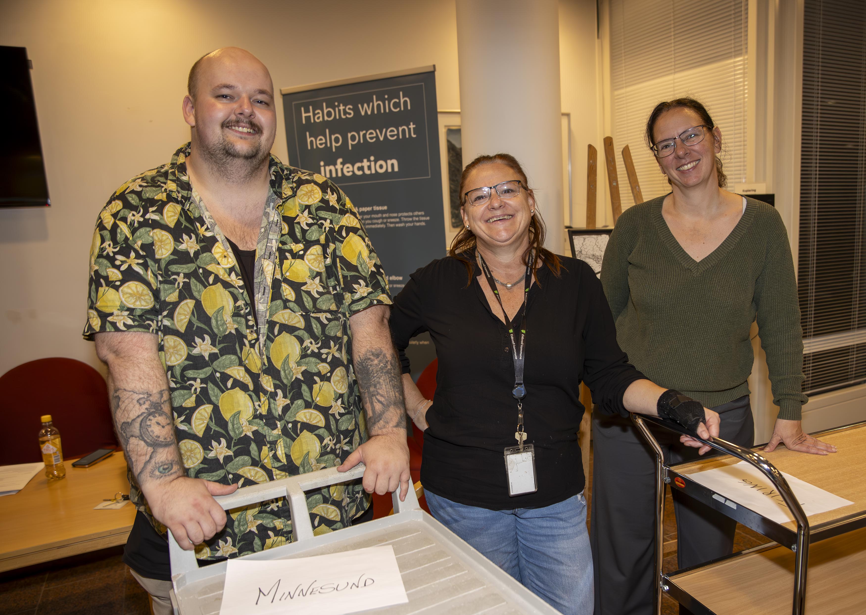 Ole Slåbråten, Line Merete Eide og Hanne Marie Moum Bruun