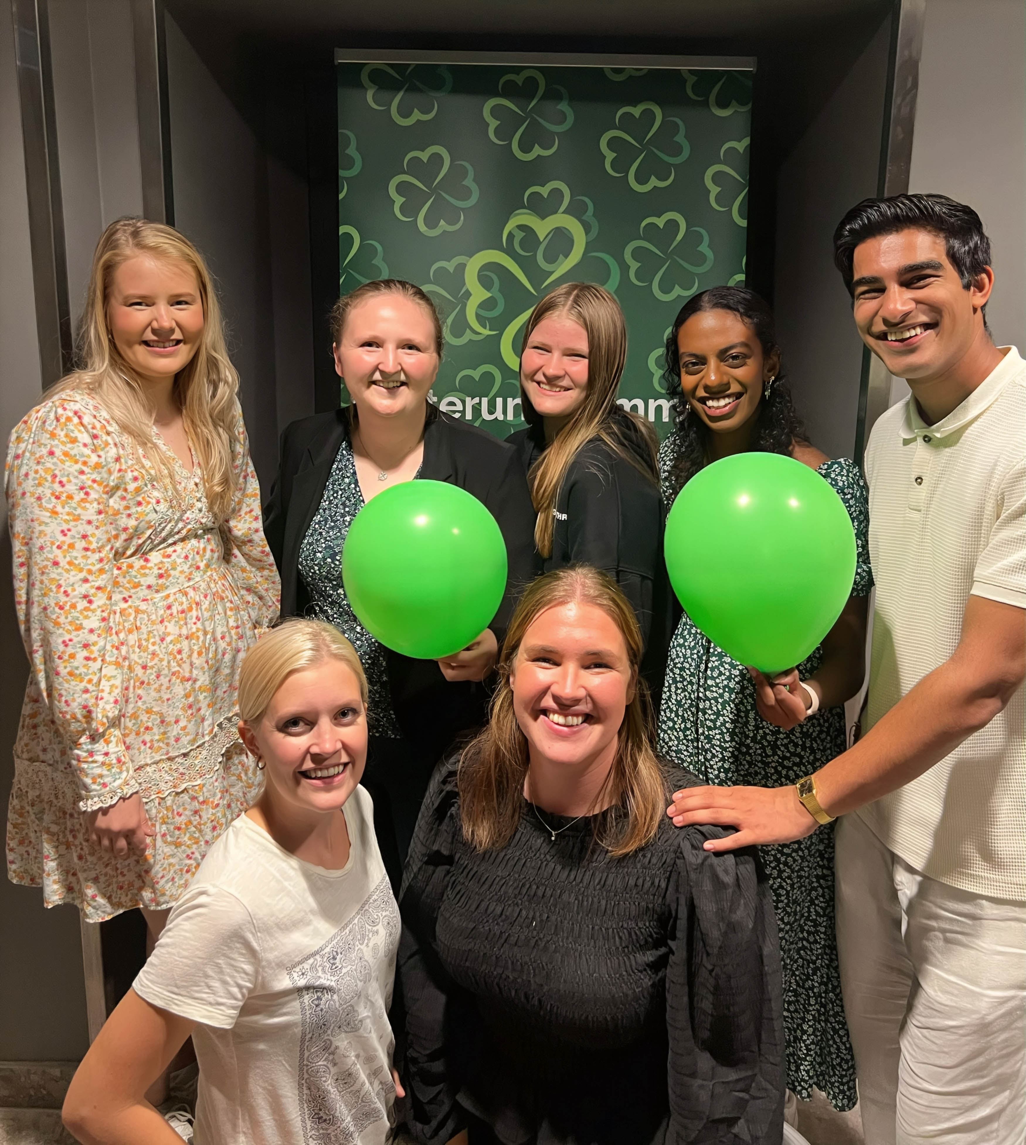 Fornøyde representanter fra Akershus Senterungdom Fornøyde representanter fra Akershus Senterungdom