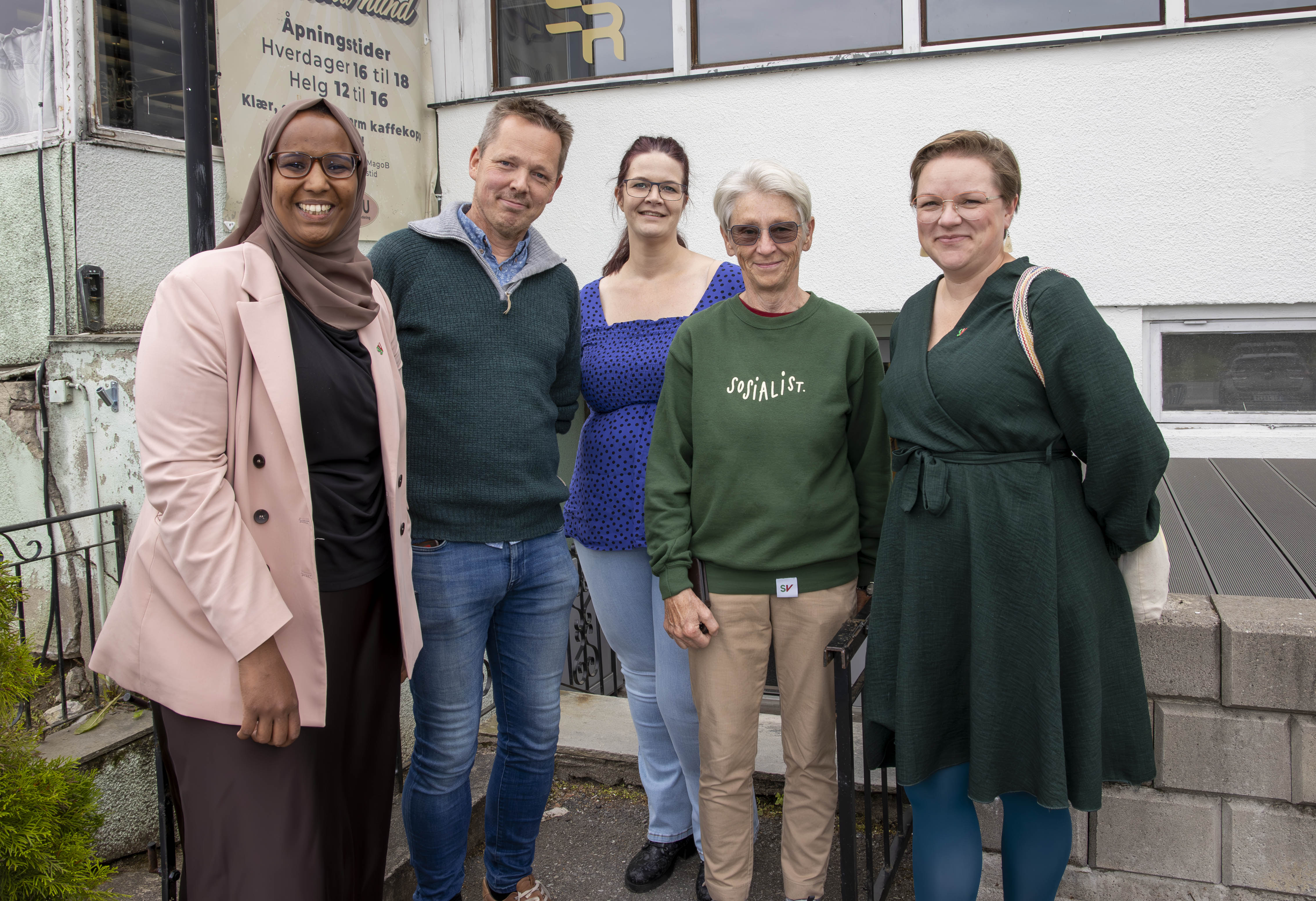 Marian Hussein, Ragnvald Holst-Larsen, Nina Bratli, Ruth Solveig Birkeland og Annette Solberg Marian Hussein, Ragnvald Holst-Larsen, Nina Bratli, Ruth Solveig Birkeland og Annette Solberg