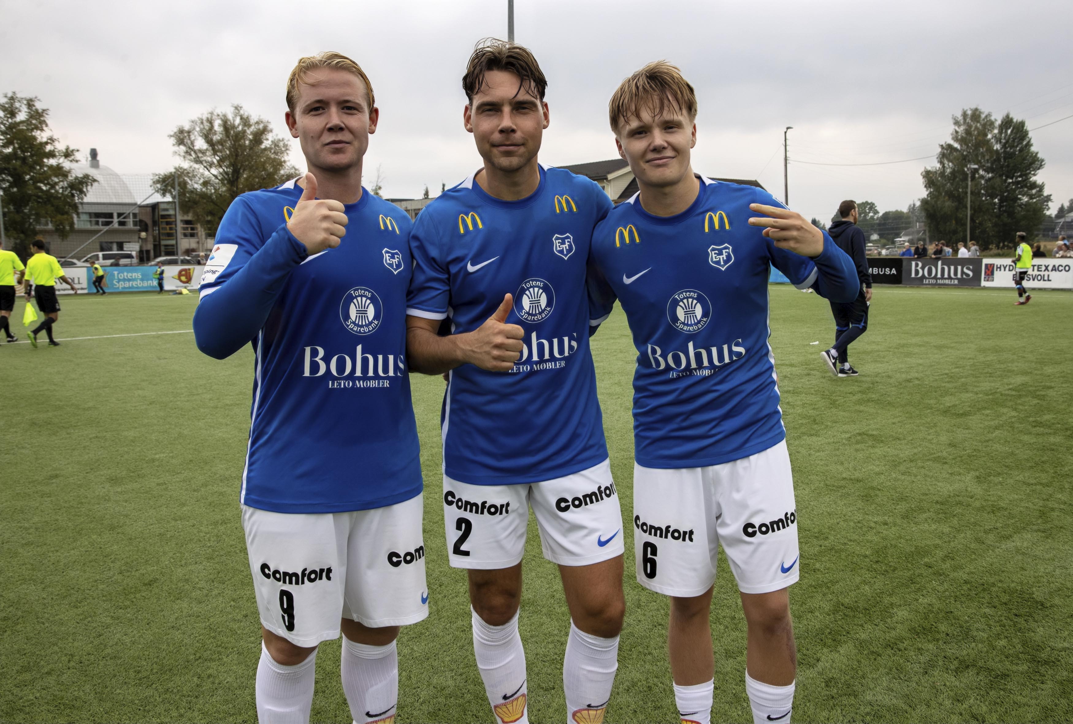 Herman Japp&eacute;e Henriksen, Ole Kristian Langås og Kristian Bjerknes Håkenstad