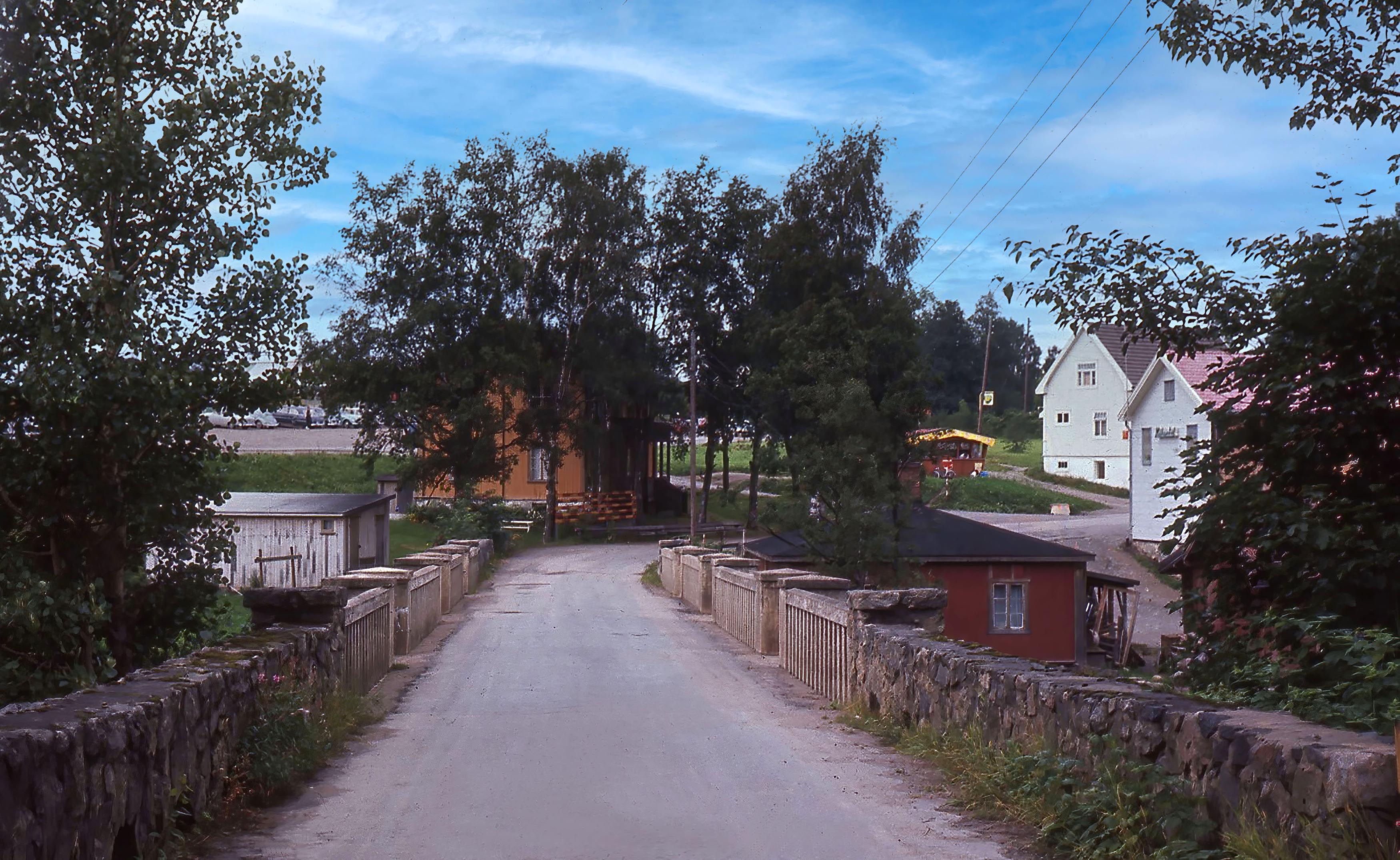 Brogården på Eidsvoll Verk. Foto: Konrad Fredriksen