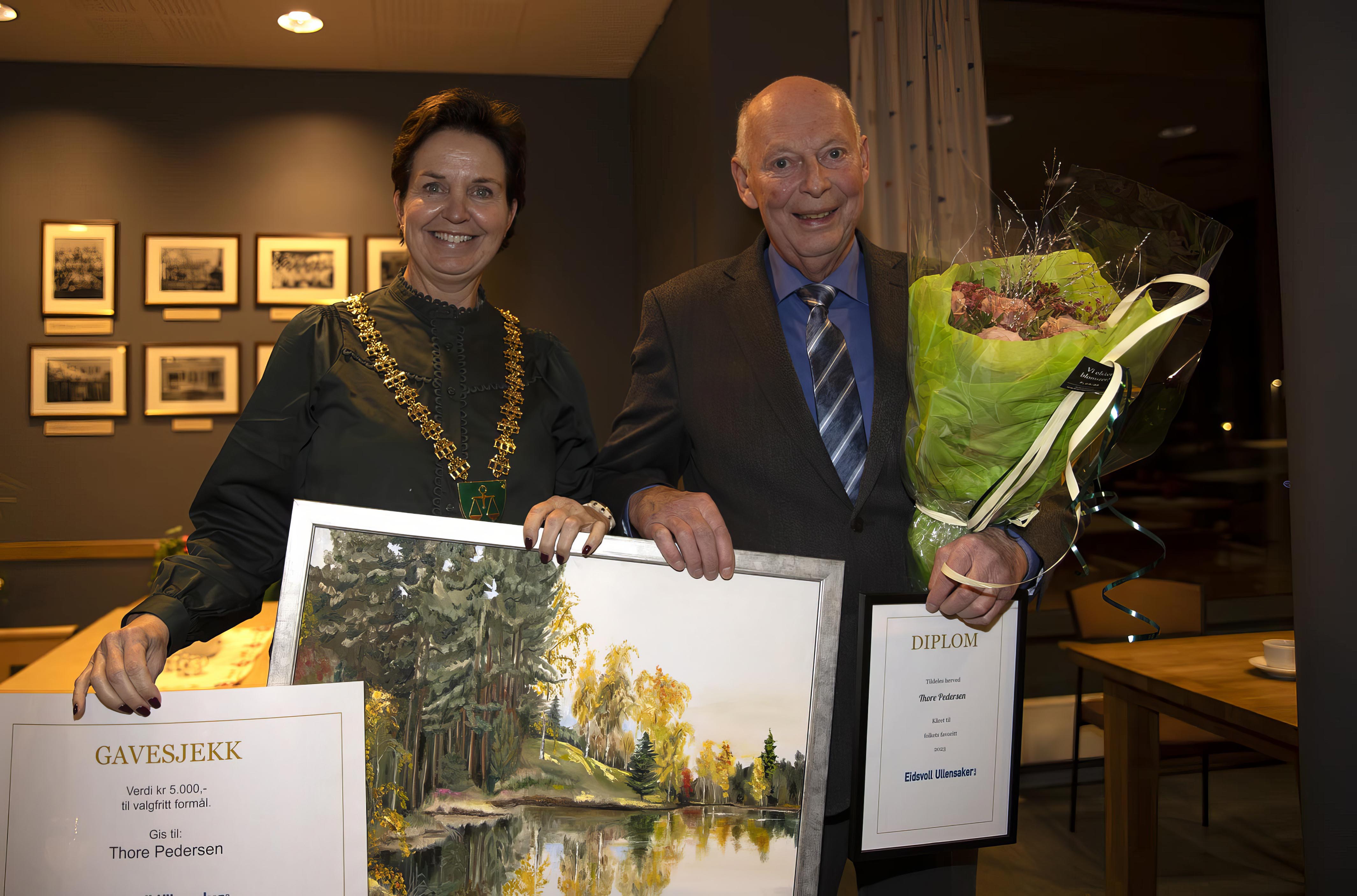 Thore Pedersen ble tildelt Frivilligprisen for 2023 6. desember