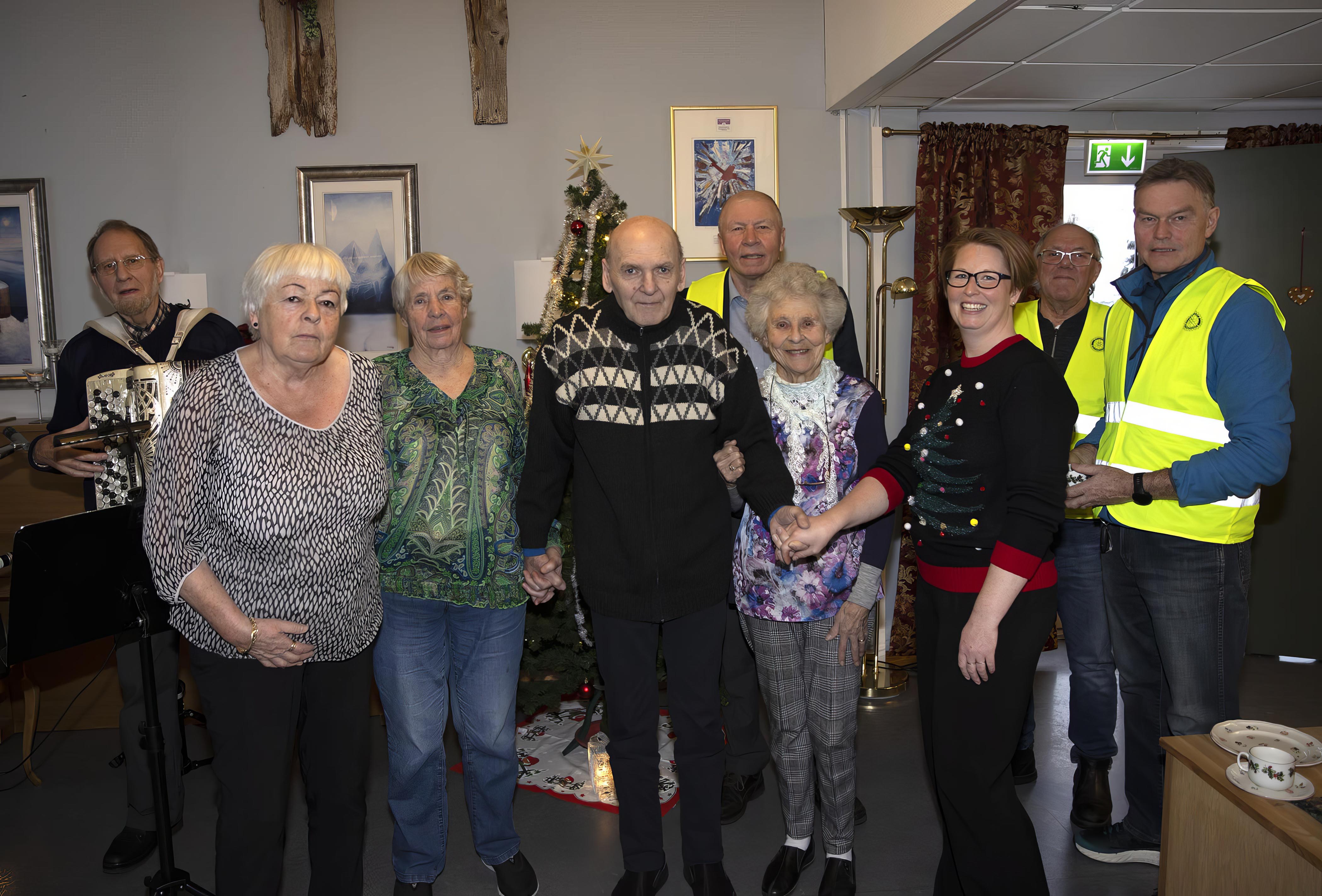 Julekonsert på Pålsejordet i regi av Eidsvoll Syd Rotary Klubb 21. desember