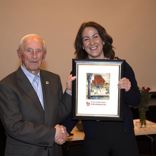 Kjell Arne ble feiret: - Du er like gammel som Donald Duck!