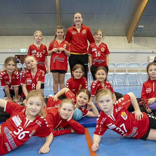 Håndballfest for 8-åringer i Råholhallen