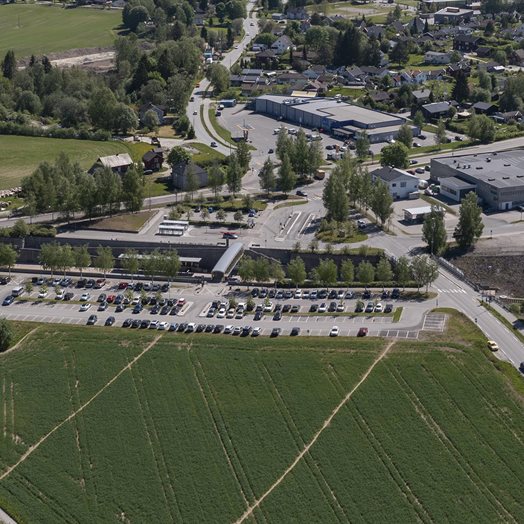 Parkering rundt Eidsvoll Verk stasjon