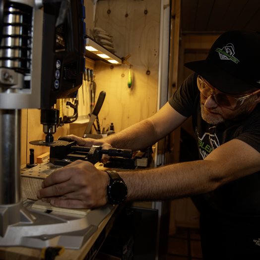 Tom-Erik er wobblermaker: - Jeg har vel rundt 500 egne modeller